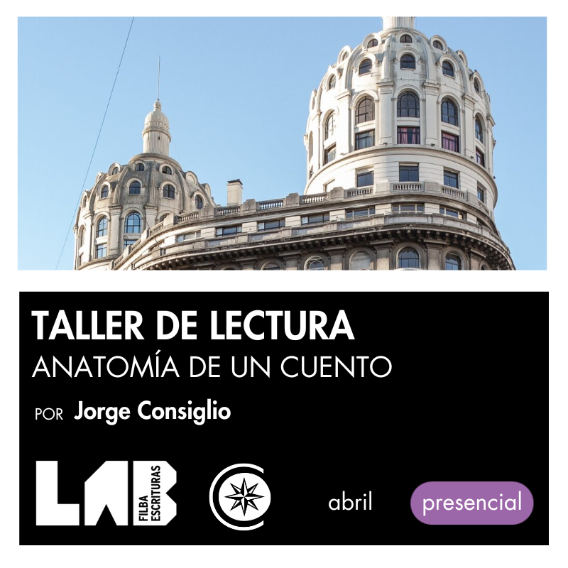 FundacionFilba's tweet photo. El #LabdeEscrituras se une al #ClubEterno para ofrecer 𝐜𝐥𝐚𝐬𝐞𝐬 𝐦𝐚𝐠𝐢𝐬𝐭𝐫𝐚𝐥𝐞𝐬 𝐩𝐫𝐞𝐬𝐞𝐧𝐜𝐢𝐚𝐥𝐞𝐬 con los mejores docentes. Seguimos en abril con Jorge Consiglio y su clase ᴀɴᴀᴛᴏᴍɪ́ᴀ ᴅᴇ ᴜɴ ᴄᴜᴇɴᴛᴏ. 
https://t.co/nCDAc2p0t7 https://t.co/Ly4sAX49P6