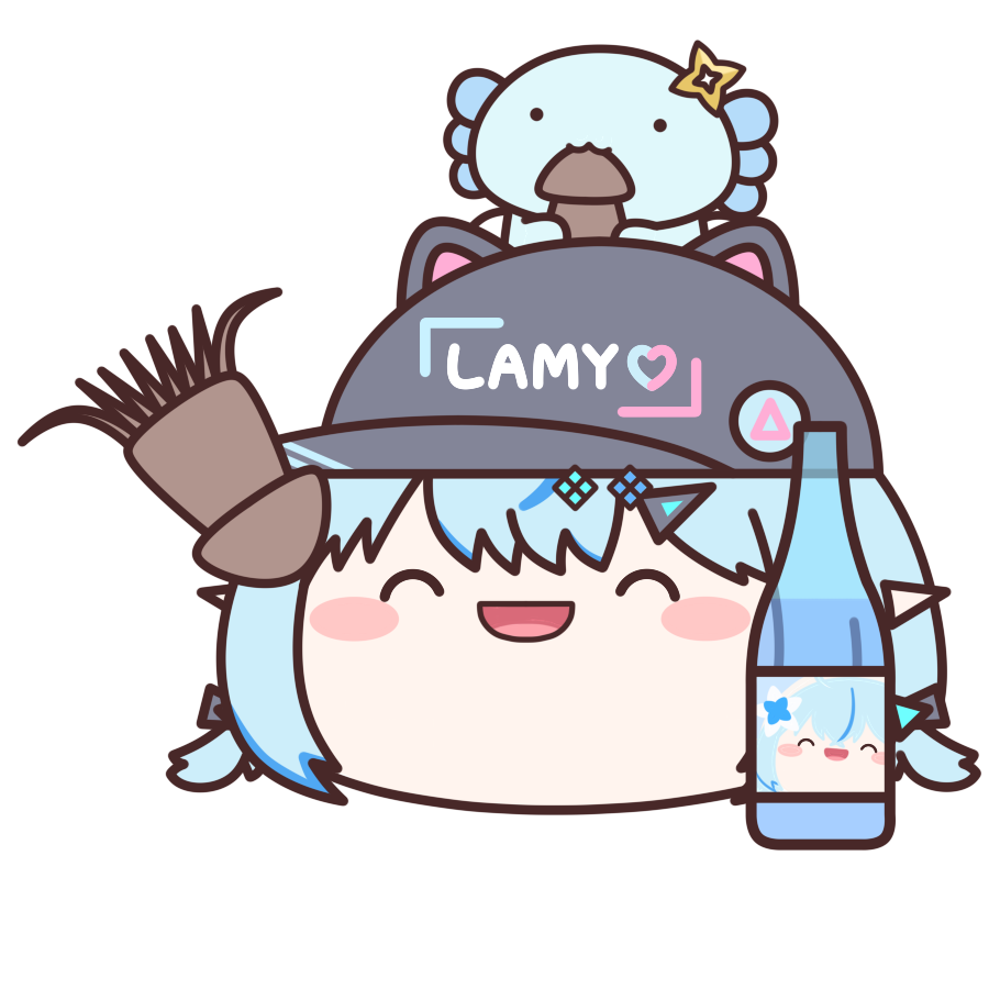 雪花ラミィ 「」|クソリプピッチングマシンのイラスト