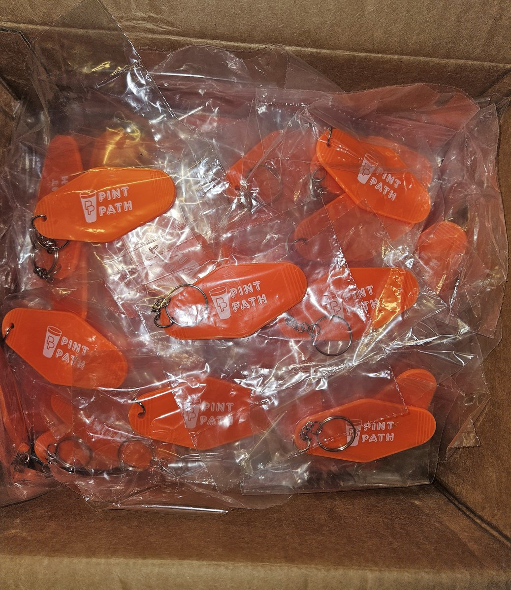 Pint Path Fun Ride Check-In prize for Fun Riders are in! We have 100 of these fun vintage style hotel keychain with our logo to give away! Just a $7 add-on to the main event ticket, your Fun Ride ticket gets you this keychain and more. Get your tickets: pintpathnkc.eventbrite.com