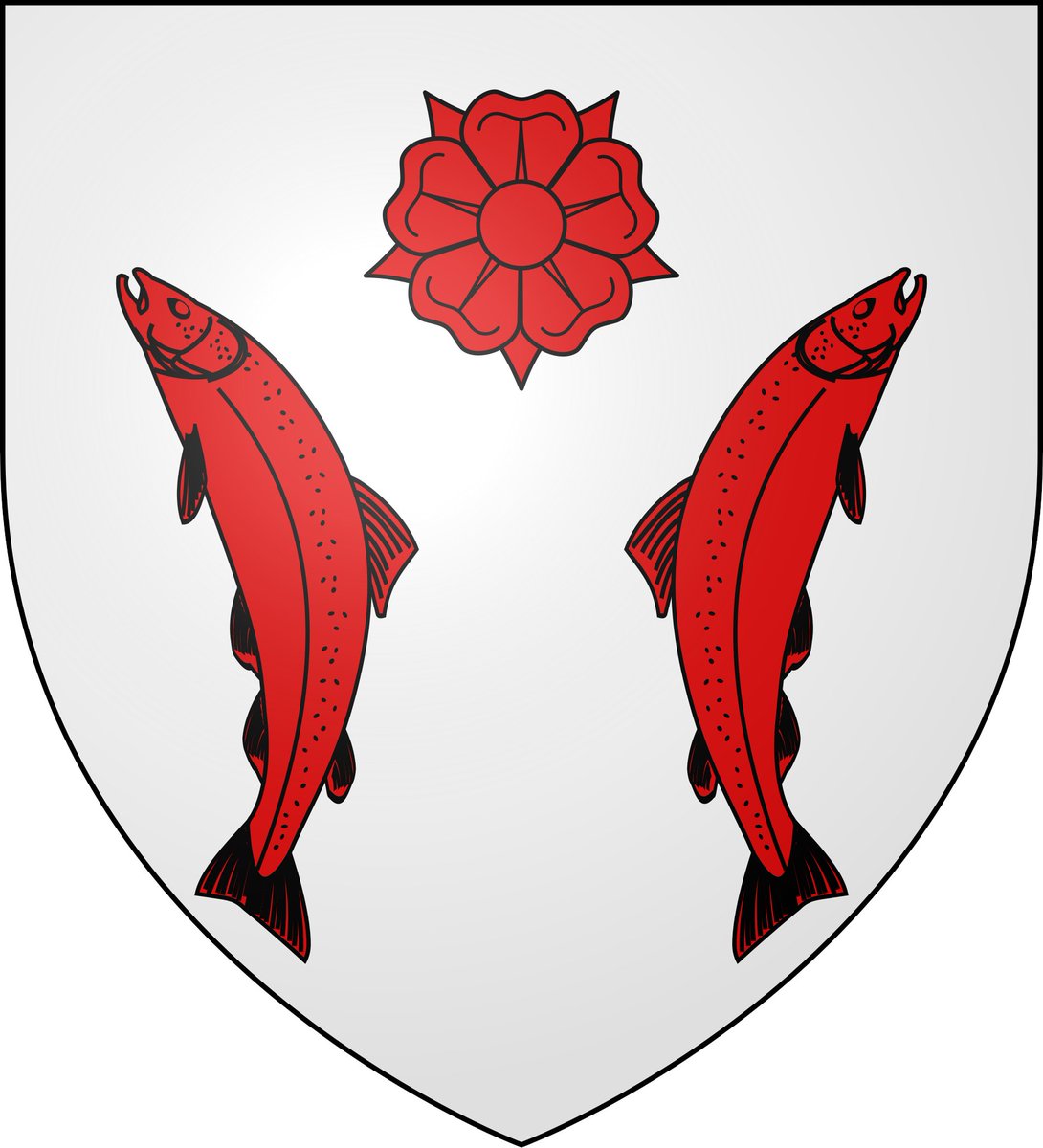 heraldique_fr's tweet photo. En ce 1er avril, quoi de plus naturel que les armoiries de #Blâmont, de #BarLeDuc et de la maison de #Salm ? #poissondavril https://t.co/O5O6zkDqmZ