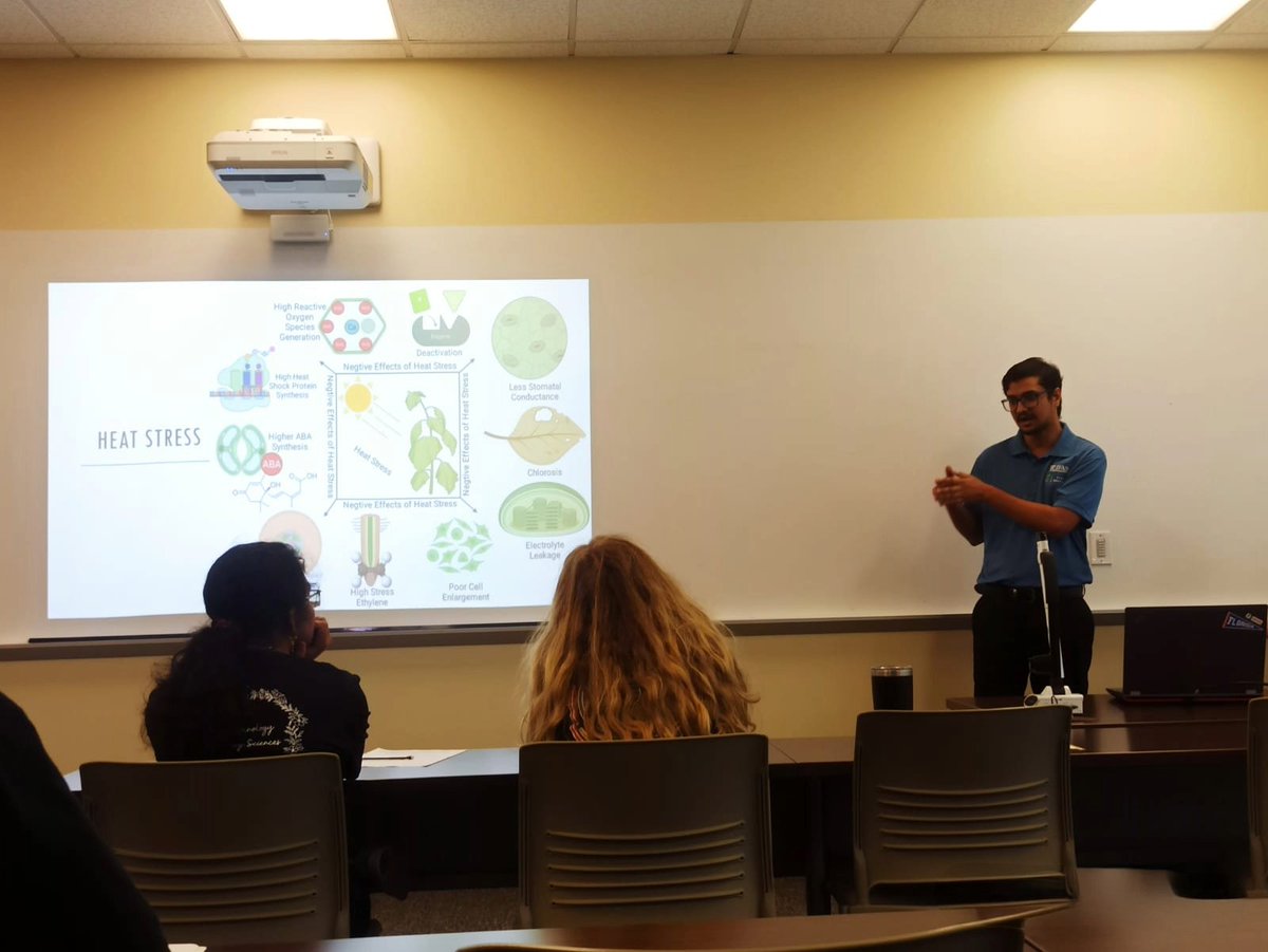 UF IFAS MREC (@ufmrec) on Twitter photo Last week, grad student Nabeel Shaheen, under Dr. Alfred Huo, presented his research on “Transposon Mutagenesis in Snapdragon” to first- & second-year <a href="/valenciacollege/">Valencia College</a> students. His presentation focused on developing climate-resistant snapdragon cultivars. ☀️ Last week, grad student Nabeel Shaheen, under Dr. Alfred Huo, presented his research on “Transposon Mutagenesis in Snapdragon” to first- & second-year <a href="/valenciacollege/">Valencia College</a> students. His presentation focused on developing climate-resistant snapdragon cultivars. ☀️