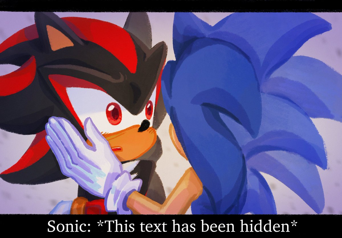 Prawn1800's tweet photo. What did he say?

#sonadow #Shadonic https://t.co/N2HYb9VJ8J