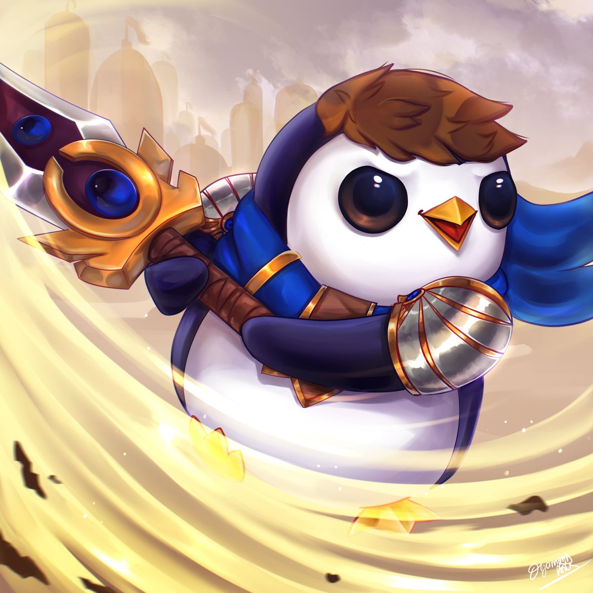 DYAMONDARTS's tweet image. Pengu Garen fan art
I hope you like it!
#pengugaren #garenlol #AprilFools #ArtofLegends #LeagueOfLegendsFanArt