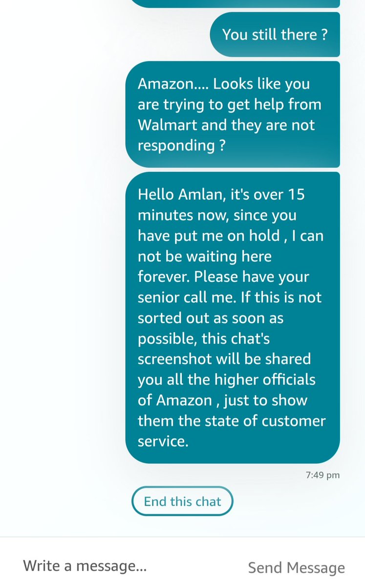 vikramsvishal's tweet photo. Your customer care is not helping either . I was put on a 15 minute hold as the agent was trying to get help. I am still waiting to hear from the senior that agent went to seek help from. https://t.co/IDs6vCGtYa