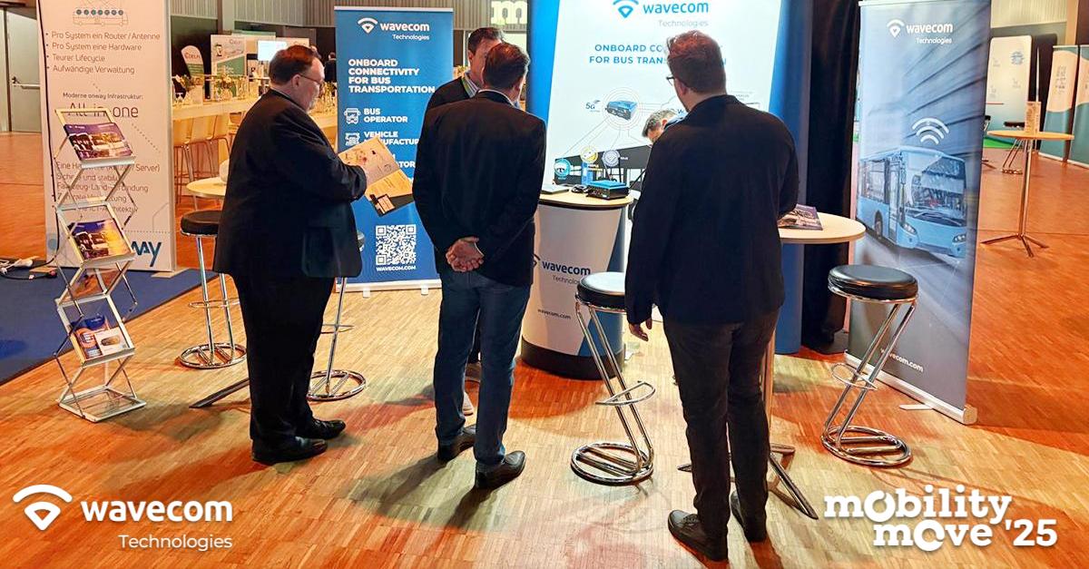 WavecomTech's tweet image. Day 1 at #MobilityMoveCongress has been amazing! 

Great talks, valuable connections &amp;amp; lots of interest in our solutions.
We’ll still be here for the next two days – come visit us at #Booth96! Let’s talk mobility.

#WavecomTechnologies