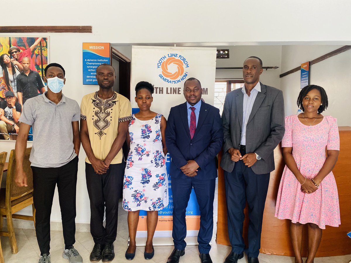 Earlier today at office, 
we had the privilege of hosting senior fundraiser Michael Kalungi and counsel <a href="/TugumeRonald14/">Papa Ron</a> for a crucial conversation on legal aid for <a href="/YouthLineForum/">Youth Line Forum</a>. 

Advancing legal support for young people is key to empowerment! 

#AccessToJustice #NowGen