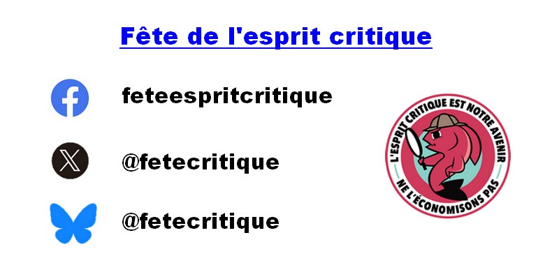Fête de l'esprit critique (@fetecritique) on Twitter photo 