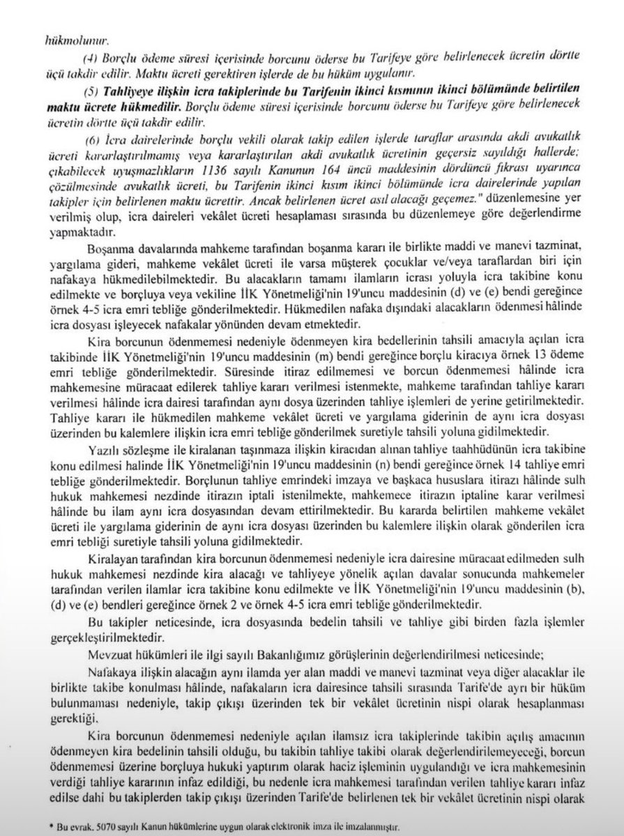 Avakifilhan's tweet photo. İcra Takiplerinde Hesaplanacak Vekâlet Ücreti Konusunda İcra İşleri Dairesi Başkanlığının 27.3.2025 Tarihli Güncel Görüş Yazısı⬇️

✔️Örnek 13, Örnek 14 icra takipleri ve sulh hukuk tahliye davalarında icra vekalet ücretinin nasıl hesaplanacağı ele alınmış.
