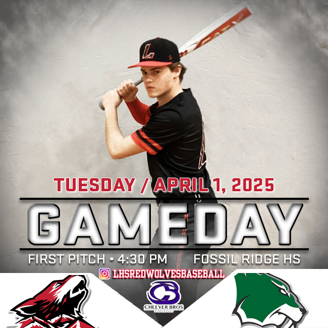 Loveland Redwolves Baseball (@redwolvesbsb) on Twitter photo Game Day! LET'S GO!
Location change from original schedule as today is at Fossil!
#BeLoveland #BetheBest
<a href="/lhstweets/">Loveland HS</a> <a href="/TSDAthleticsR2J/">Thompson School District Athletics</a> <a href="/chsaa/">CHSAA</a>
#cheeverbrospainting Game Day! LET'S GO!
Location change from original schedule as today is at Fossil!
#BeLoveland #BetheBest
<a href="/lhstweets/">Loveland HS</a> <a href="/TSDAthleticsR2J/">Thompson School District Athletics</a> <a href="/chsaa/">CHSAA</a>
#cheeverbrospainting