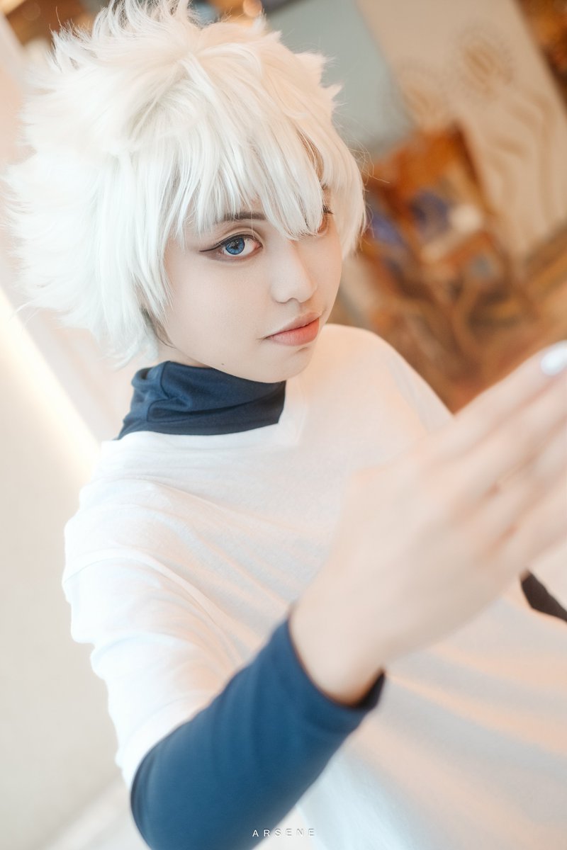 CyvenYu's tweet photo. ⚡
#hunterxhunter #hxh #killua #zoldyck #cosplay 
📷: Arsene https://t.co/3lSAqz8MMo