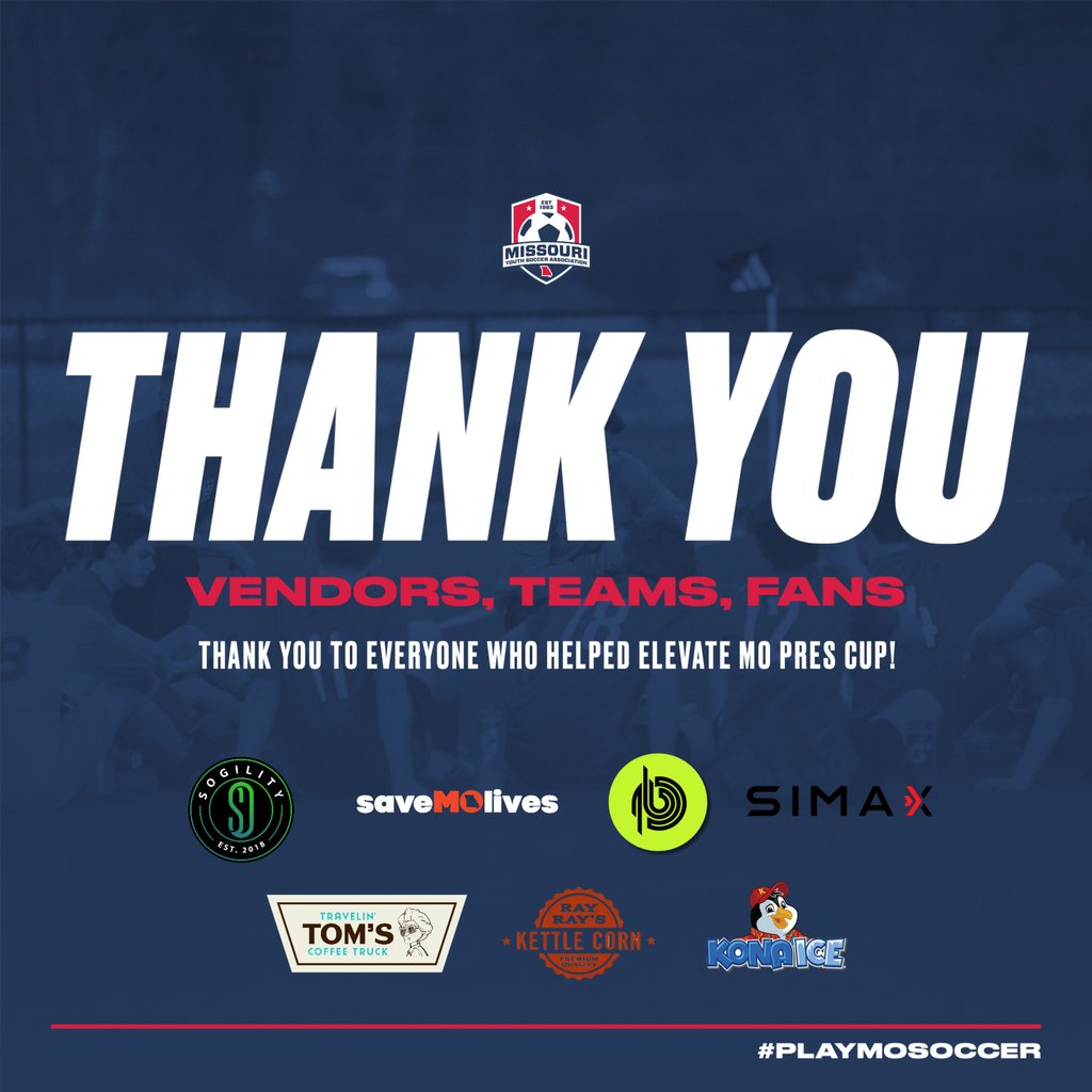A heartfelt THANK YOU to everyone who helped elevate our Presidents Cup! Shoutout to <a href="/slysaleague/">SLYSA</a>, @loufuszsoccer, &amp; <a href="/sportportintl/">SportPort Intl.</a> for hosting all the games!⁠ We're excited for the semifinals and finals this weekend! 
⁠