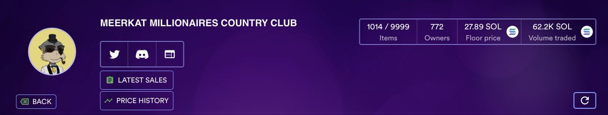 🚨BREAKING NEWS!🚨

The Solana NFT marketplace, <a href="/SolanartNFT/">Solanart - Instant Loans Now Live</a>, finally comes out of 2021 beta bringing massive volume back to NFTs!

<a href="/mmccsolana/">𝐌𝐞𝐞𝐫𝐤𝐚𝐭 𝐌𝐢𝐥𝐥𝐢𝐨𝐧𝐚𝐢𝐫𝐞𝐬 𝐂𝐂 ⁴²⁰⁶⁹</a> immediately tops the charts, hitting a 28 SOL fp! 

Volume leaders are <a href="/mmccsolana/">𝐌𝐞𝐞𝐫𝐤𝐚𝐭 𝐌𝐢𝐥𝐥𝐢𝐨𝐧𝐚𝐢𝐫𝐞𝐬 𝐂𝐂 ⁴²⁰⁶⁹</a>, <a href="/GalacticGeckoSG/">🟩Galactic Gecko Space Garage 🦎 🛸 🪐</a>, <a href="/AuroryProject/">Aurory: Seekers of Tokane</a>, <a href="/SolsteadsNFT/">Solsteads & Citizens</a>,