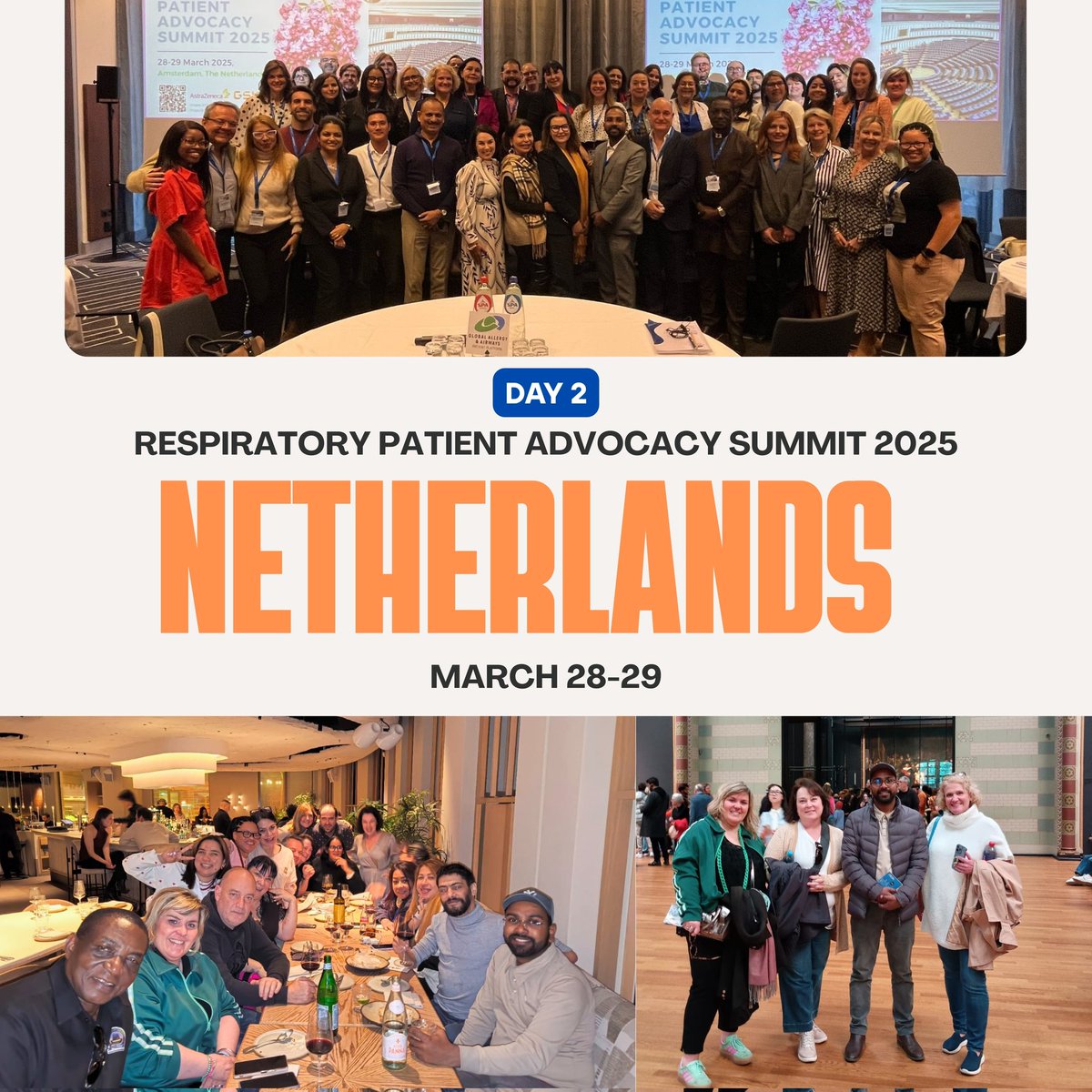 nhafnteam's tweet photo. Representing NHAFN; Valuable insights from the Respiratory Patient Advocacy Summit 2025. Excited to adapt global best practices to improve respiratory healthcare in Nepal. 
@gaapporg
#RespiratoryHealth #PatientAdvocacy #GlobalToLocal #Summit2025 #NetherlandsToNepal https://t.co/5PsJdWbDLq