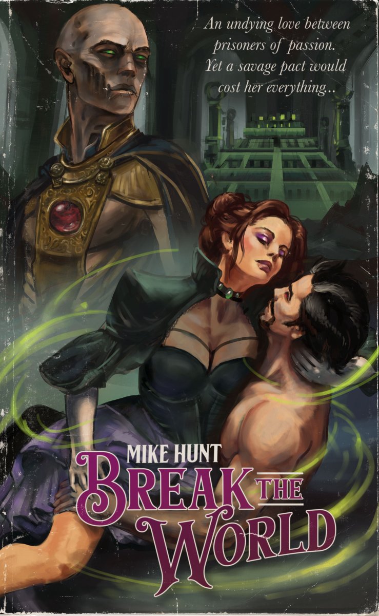If you like fake book covers (and smut) as much as I do, then today is your day, friends! First up is "Break the World" by the prolific Mike Hunt.

One of my #CriticalRolemance pieces for <a href="/ExandriaArtists/">Artists' Guild of Exandria</a> 
#CriticalRoleFanart #CriticalRole
