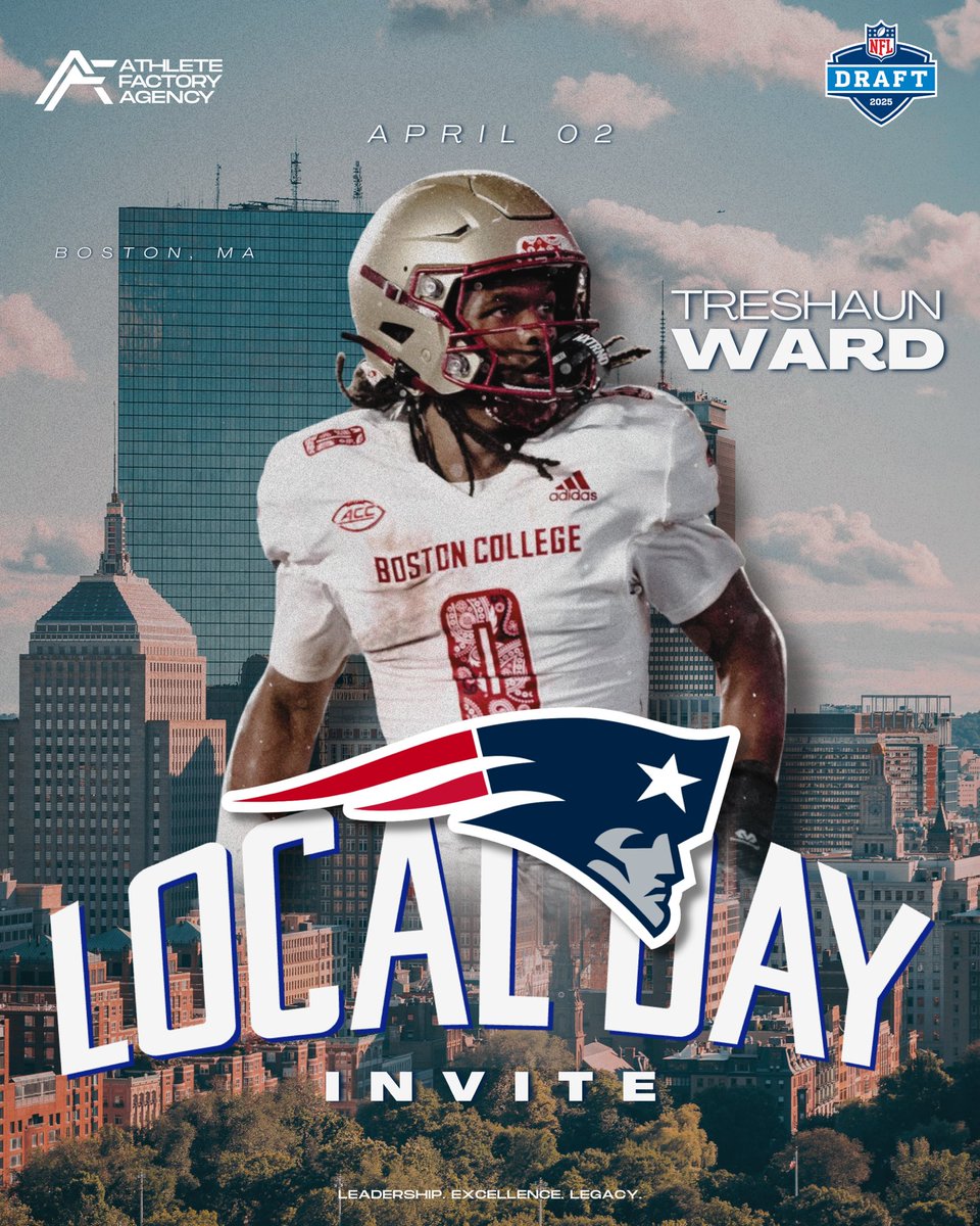 _AthleteFactory's tweet image. Local Day Invites 🔥
Treshaun X Tampa Bay
Treshaun X New England
JHill X Houston