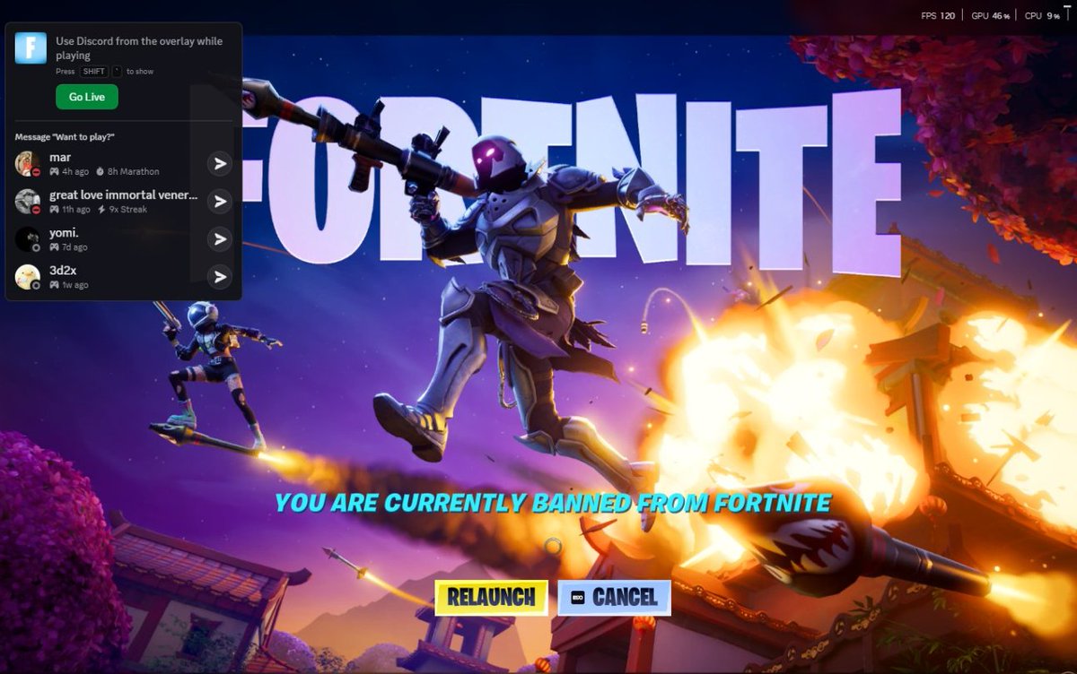RyRu242724's tweet photo. fortnite serve discord unban https://t.co/4KvAstU3kK
