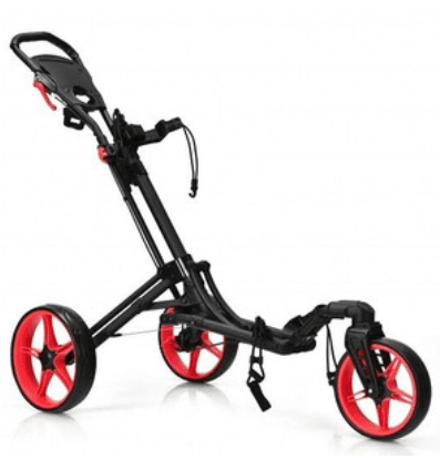 transcendence4u's tweet photo. ⛳ Take your golf game to the next level with this Folding 3-Wheel Golf Push Cart! 🏌️‍♂️ Easy to maneuver, adjustable handle &amp; built-in scoreboard for ultimate co ... https://t.co/ZPeL0I8aKE