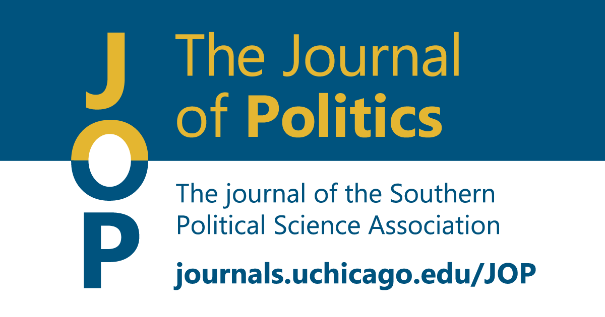 Chicago Journals (@chicagojournals) on Twitter photo This article from The Journal of Politics presents a novel understanding of collective action by incorporating a potential consequence of participation. Find out more here: ow.ly/2bBL50VnC7B <a href="/The_JOP/">Journal of Politics @jop@sciences.social</a> This article from The Journal of Politics presents a novel understanding of collective action by incorporating a potential consequence of participation. Find out more here: ow.ly/2bBL50VnC7B <a href="/The_JOP/">Journal of Politics @jop@sciences.social</a>