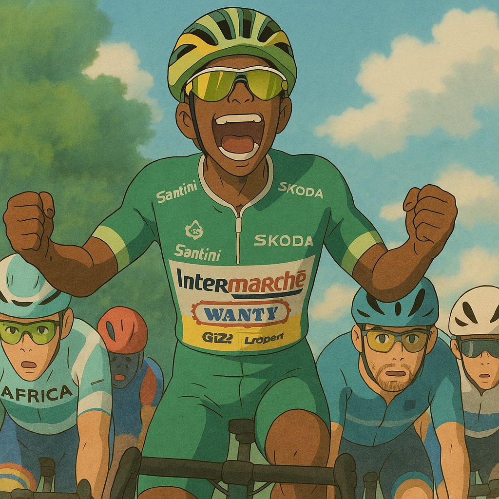 We captured some iconic cycling moments in animated form. How many of these moments do you remember? Comment below. 😘❤️💛💚🖤🔥