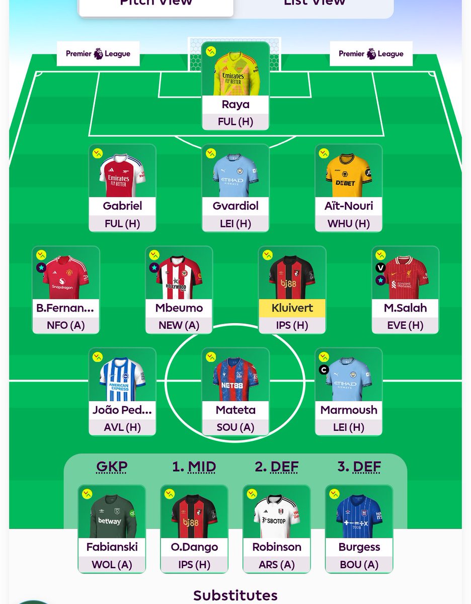 python_teacher's tweet image. Rarely post about #FPL but why not
Find Marmoush a great differential captain this week 
Pushing towards top 10K overall.

🌍OVR current rank: 53K
Chip strategy: WC31, BB32(?), TC33(?), FH34

Or probably TC32 on Isak. Not decided yet, wanna see if Isak still in a great form.
GL!