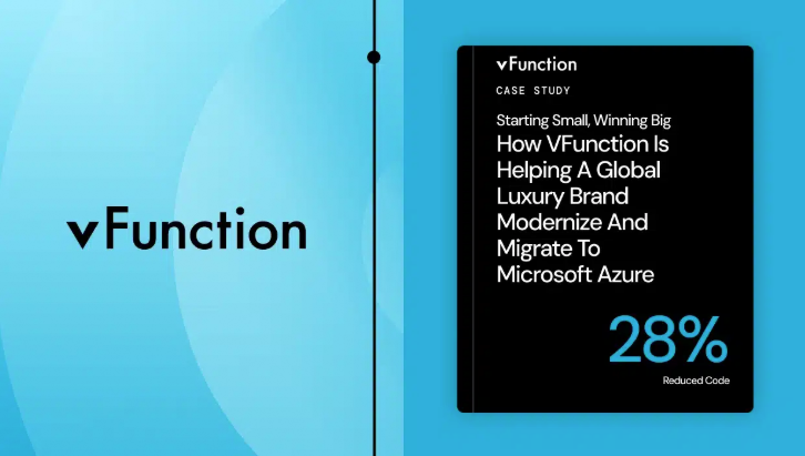 v_function's tweet image. To keep pace with production and maintain its focus on innovation, a Fortune 100 luxury brand decided to completely refactor a custom on-prem .NET app and migrate it to #MicrosoftAzure. 
Learn more in our latest case study: hubs.ly/Q03f2n-j0
#CloudMigration
#vFunction