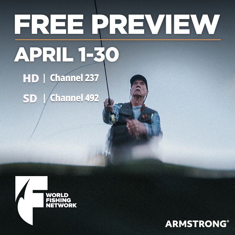 This is no fish tale! Starting TODAY take advantage of this free preview of the World Fishing Network all month long!

Sit back, relax and turn on channel #237 to see what the next big catch is going to be! 🎣