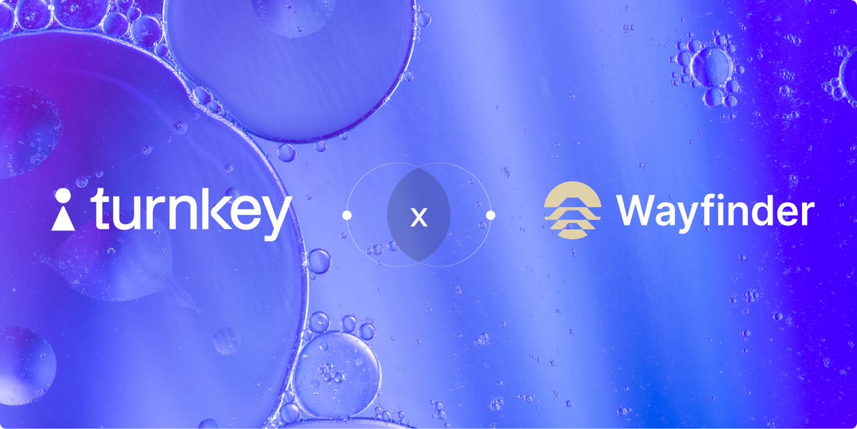AIWayfinder's tweet image. Read how @turnkeyhq was instrumental in supporting Wayfinder&apos;s rapid growth. 
1⃣ Generating non-custodial embedded wallets in seconds
🔑 Leverage passkey auth to securely log in
😎 Authorize transactions using biometrics
🪙 Use session-based signing to pre-approve multiple txns…