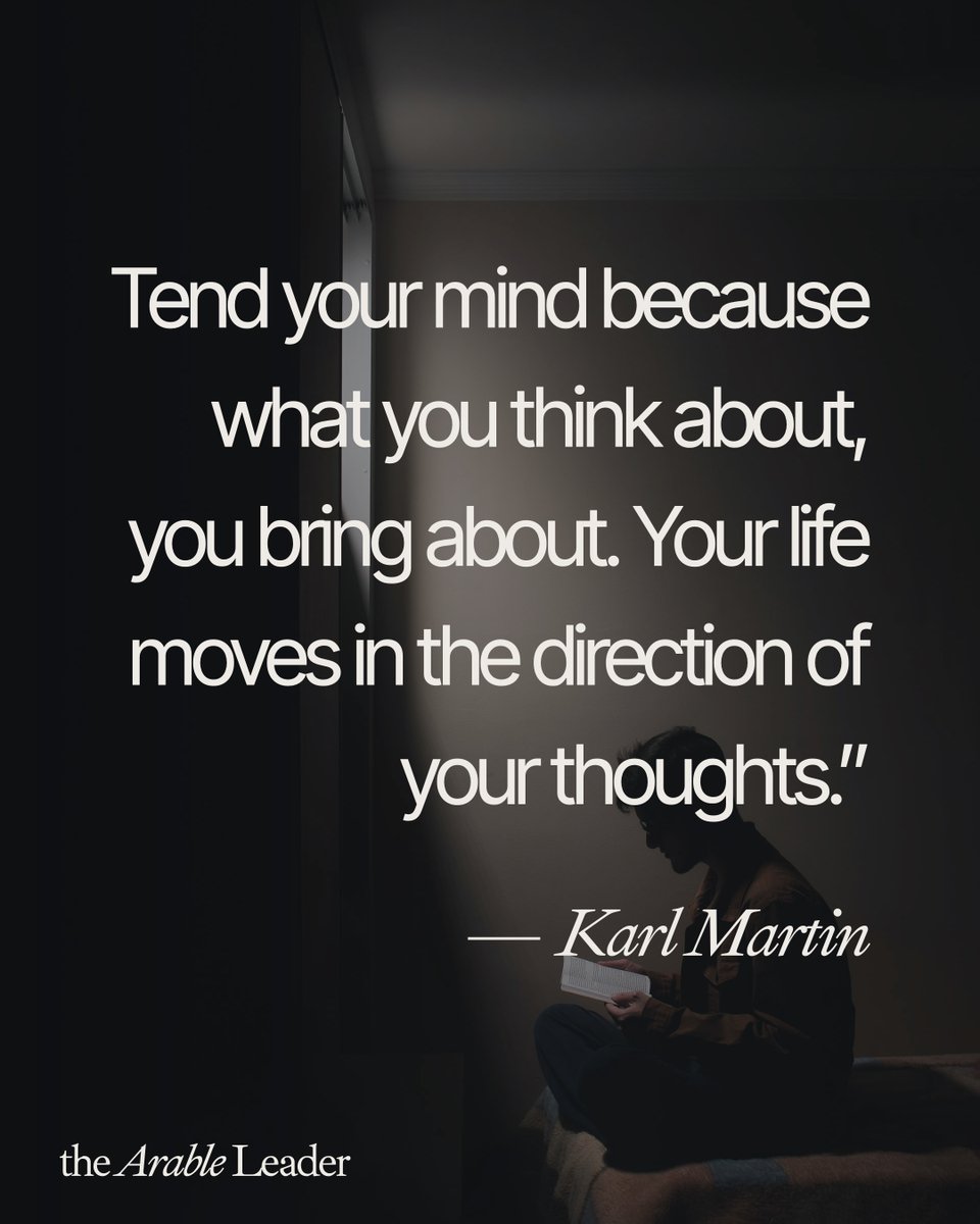 arablegroup's tweet photo. Your thinking has immense power to shape not just your internal world, but your external world as well. 

Tend your thoughts with care, and they will propel you toward a life you love.  

#Arable #Thoughts #Thinking #Life #Leadership https://t.co/VH0gKwrXku