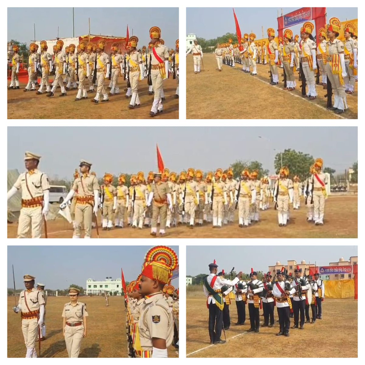 The 90th Odisha Police Formation Day was observed at Reserve Police ground Khordha and Cash prizes were given to the outstanding police personnel.
