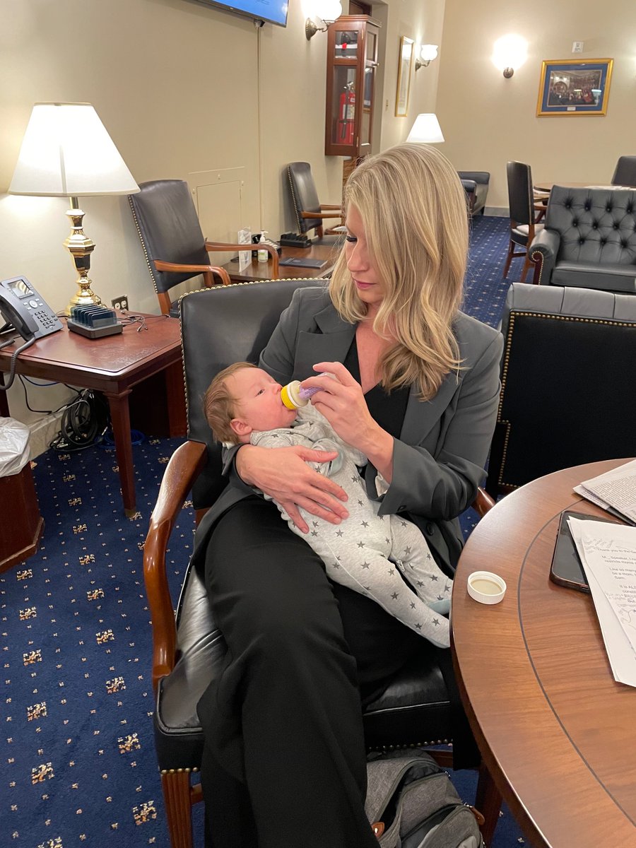 I just finished speaking on the House floor with Sam to ask my colleagues to continue to stand with us and vote no on Speaker Johnson’s attempt to block our bipartisan resolution that would allow new parents to vote remotely. 

What Speaker Johnson is pushing today is anti-woman.
