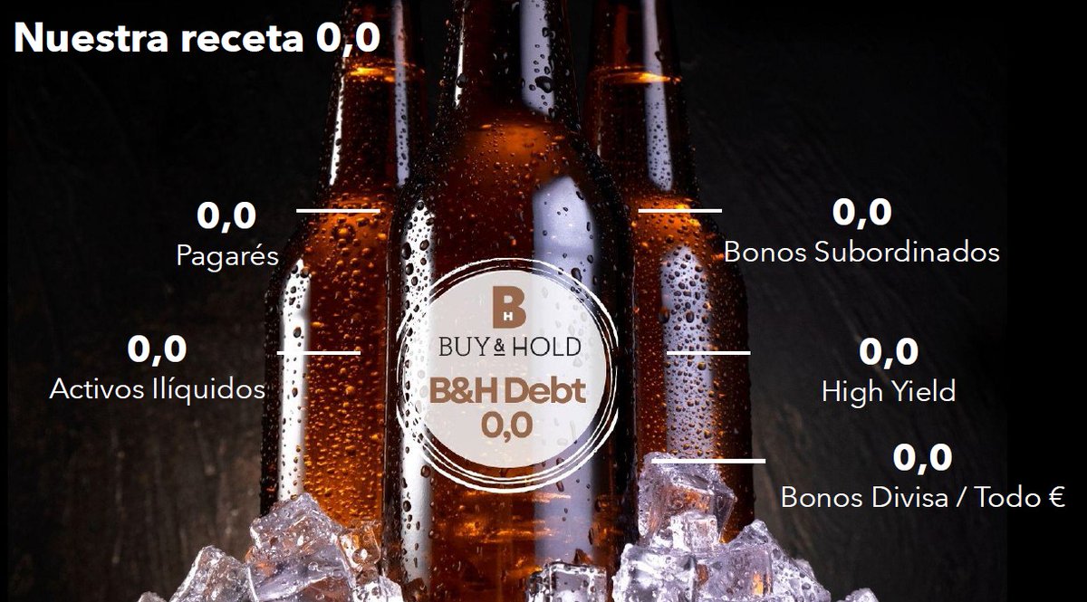 B&amp;H Debt cumple 24 meses consecutivos sumando rentabilidad para nuestros partícipes mes tras mes

Nuestro fondo más conservador de renta fija 100% investment grade y corto plazo acumula: 
📈 Revalorización del 12,5%
💎 TAE del 6,7%
🎢 Volatilidad de solo 1%
📊 Ratio Sharpe de 3