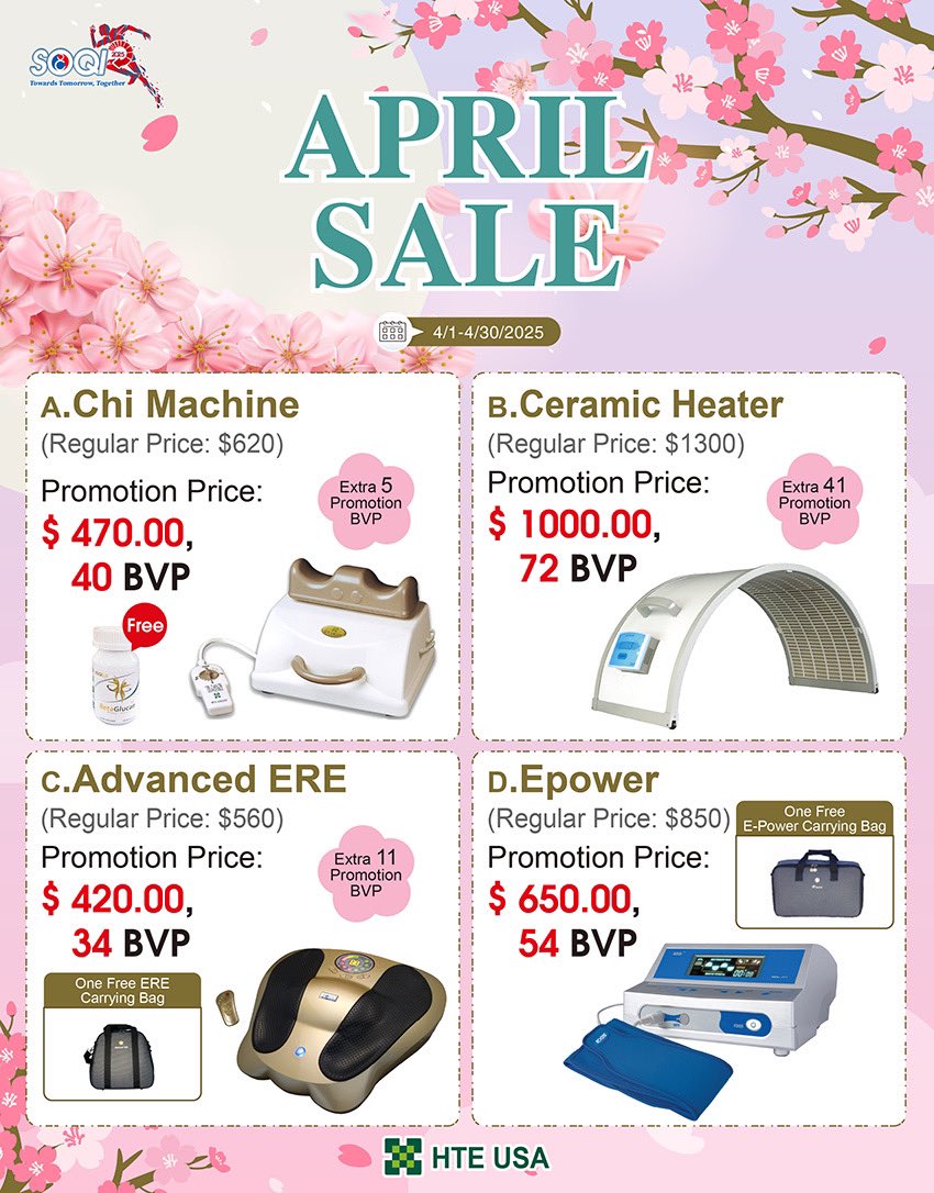 HTEUSA's tweet photo. Dear HTE Families -
Our April Sale starts NOW!
These offers are only available for a limited time, so act quickly &amp; take advantage of these prices.
Please click HERE for more info: 
https://t.co/yff3ctbasM https://t.co/IvweY0bk1O