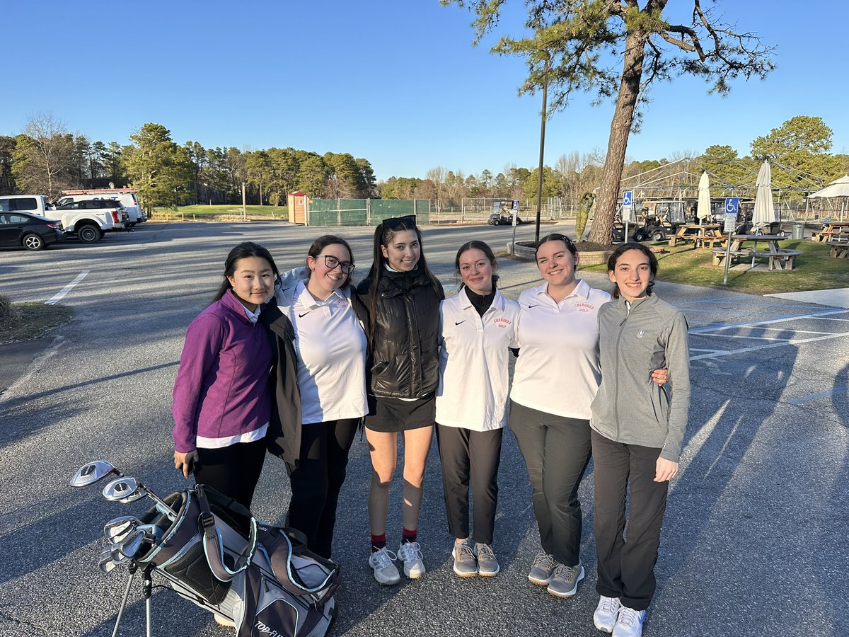 On opening day, the Lady Chiefs golf team gets a great team win vs West. Shout out to freshmen Siena Cohen and Blakely Scott for both scoring in their first-ever match as a Chief!  Way to go! ⛳️ <a href="/Cherokee_HS/">Always_a_Chief</a>