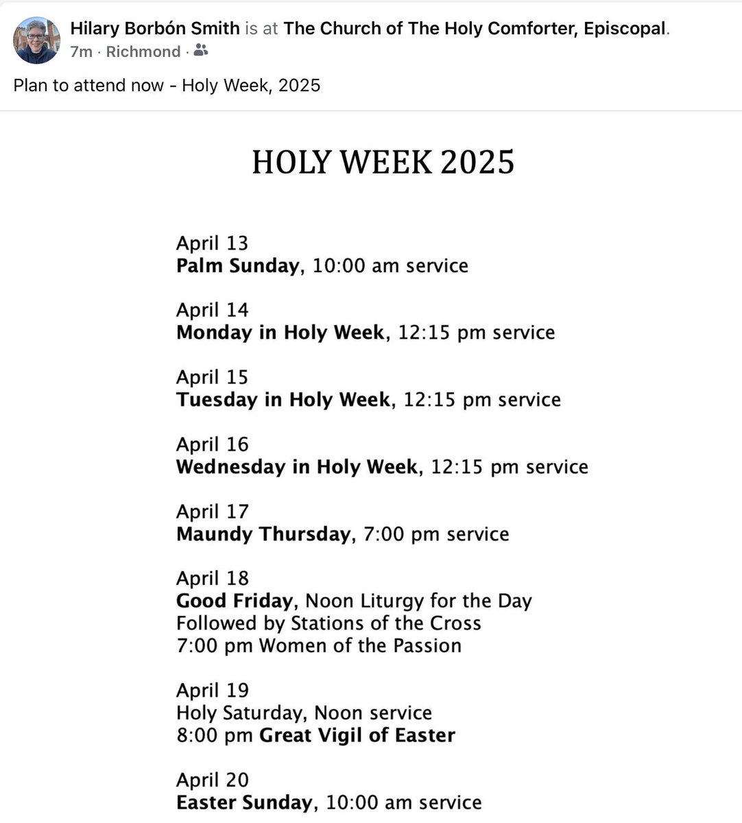 Holy Comforter (@hocorichmond) on Twitter photo 