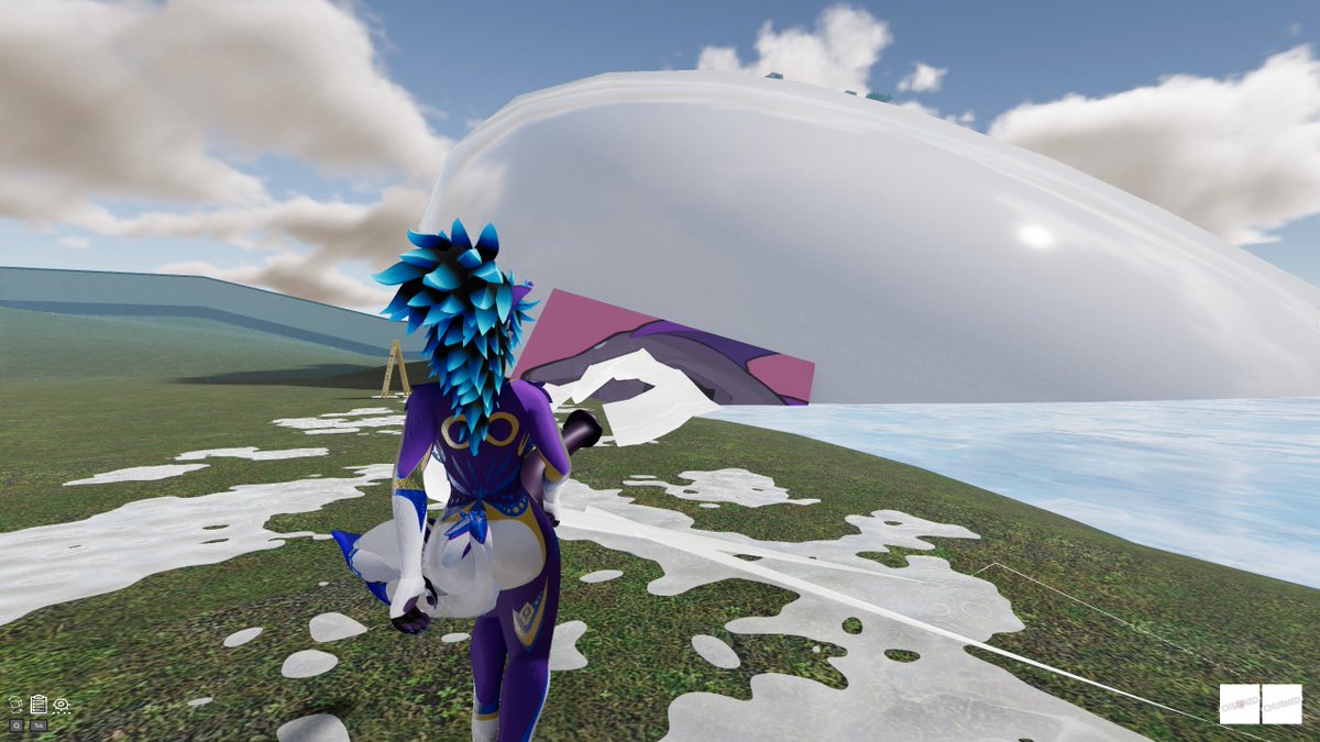 voraciousenby's tweet photo. Decided to play some churn vector and I think I have created something to hide away the sun, I give you MEGA CONDOM FILLING #vore #cockvore #churnvector #femalepred https://t.co/B5lK8PyGSV