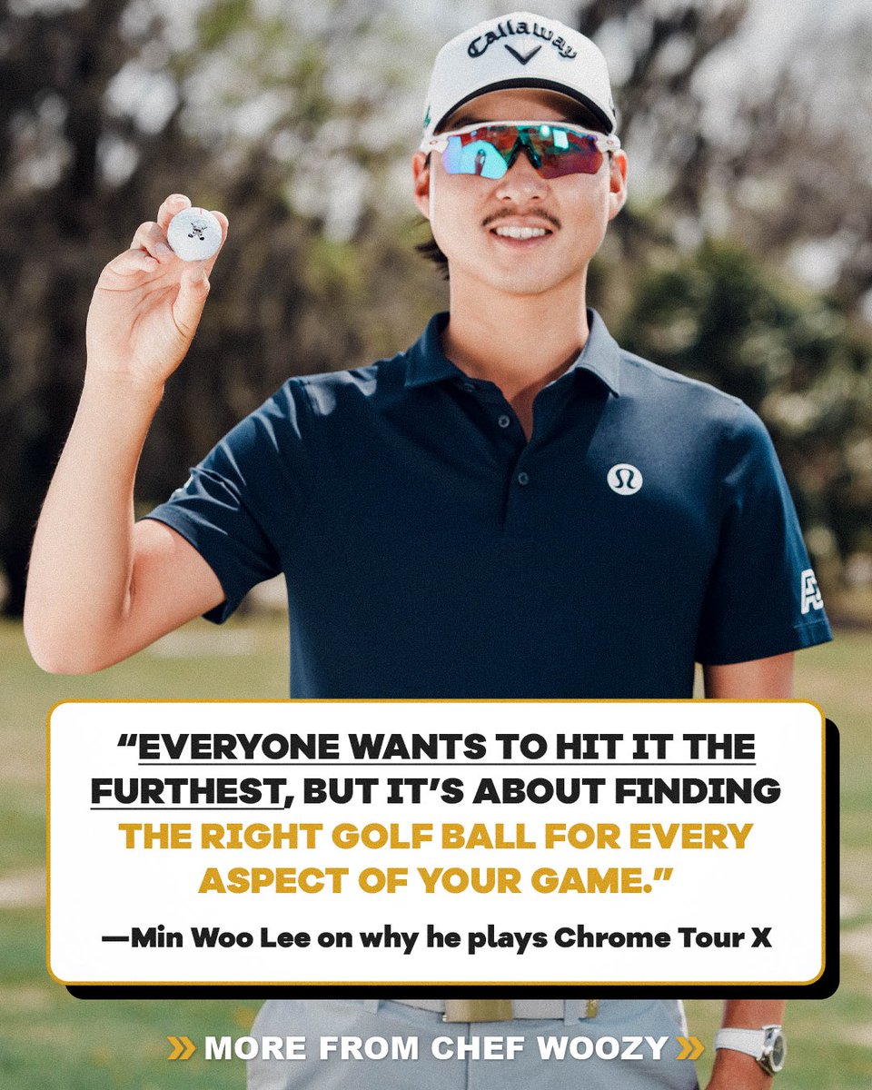 CallawayGolf's tweet photo. Chrome Tour X and Elyte Triple Diamond driver were two KEY ingredients in @Minwoo27Lee's victory in Houston. 👨🏻‍🍳

Learn more about the Chef's winning recipe ➡️ https://t.co/EEypOWn7D9 https://t.co/fF3fCSKdhd