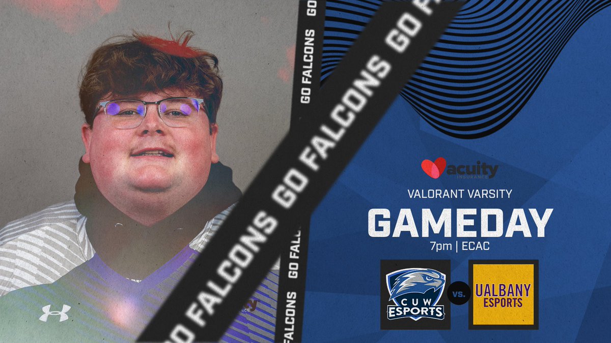 VALORANT PLAYOFF GAMEDAY: The stage is set for tonight's ECAC showdown! Falcons vs Great Danes. 7pm. Let's get it! #CUW #CUWEsports #CUDUB