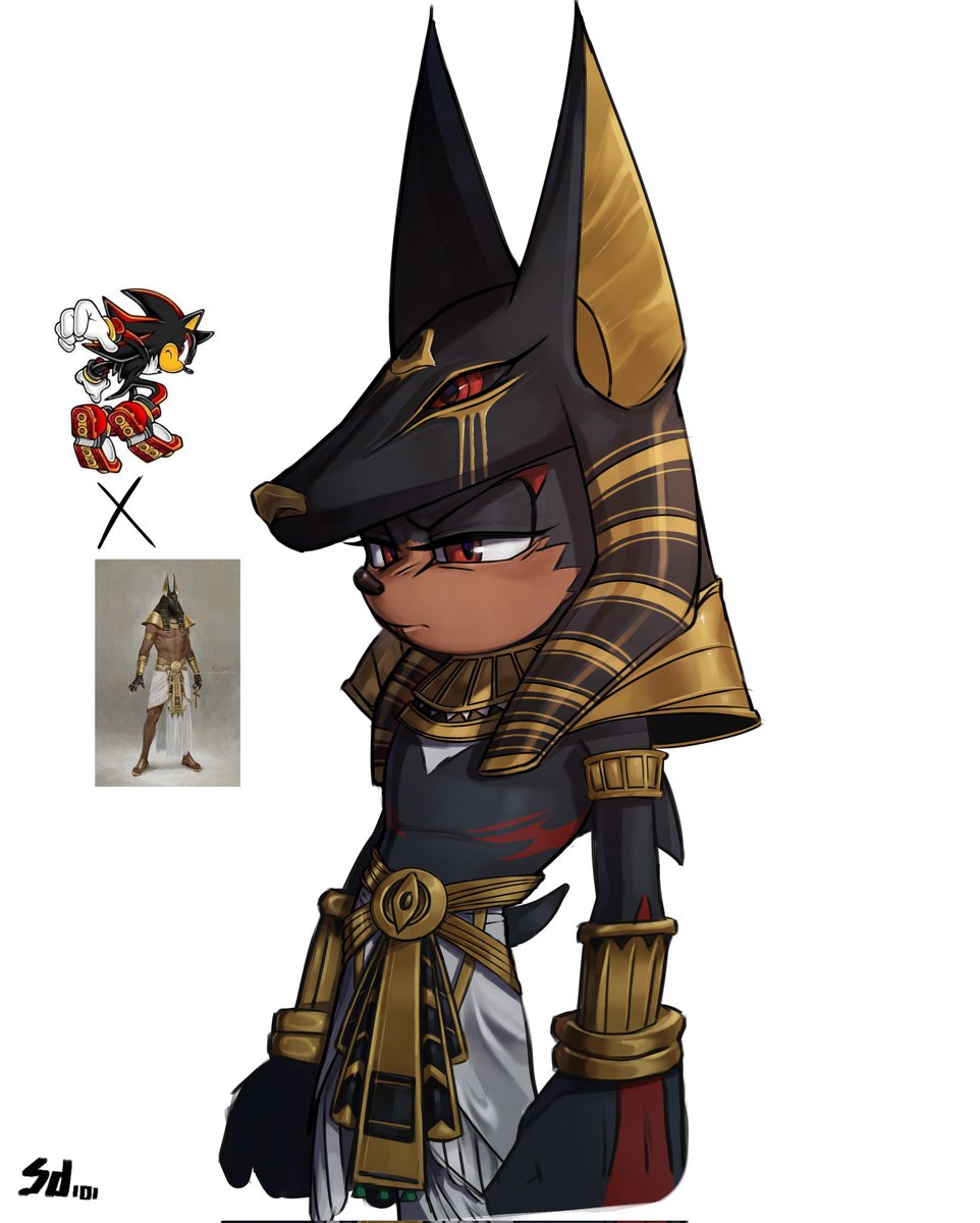 Sd101h00's tweet image. anubis shadow #ShadowTheHedgehog #SonicTheHedgehog