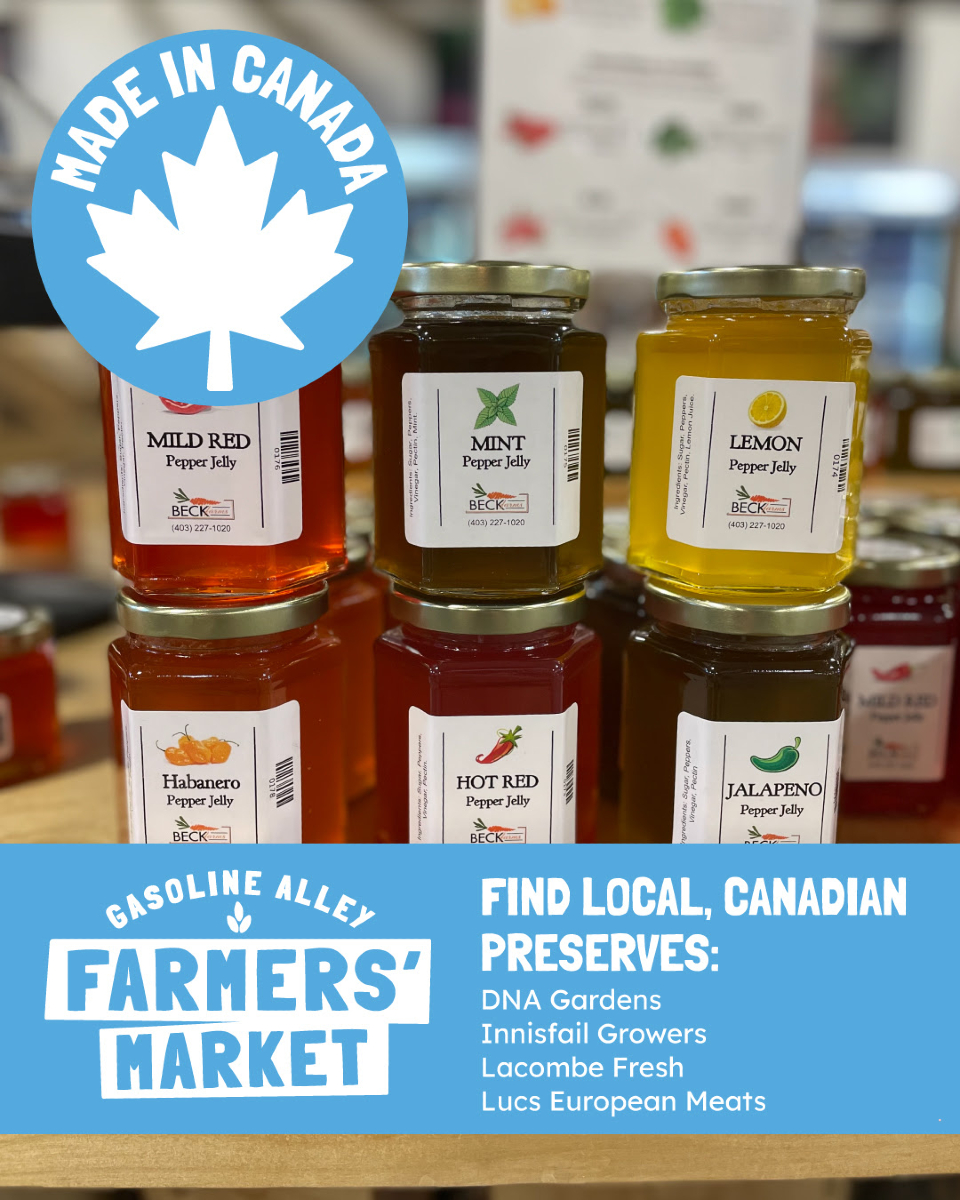 The Gasoline Alley Farmers Market has some amazing options for local grocery items! We should all be very proud of Albertans for the quality products that are made right here at home! Thank you for the hard work you put into serving your communities!