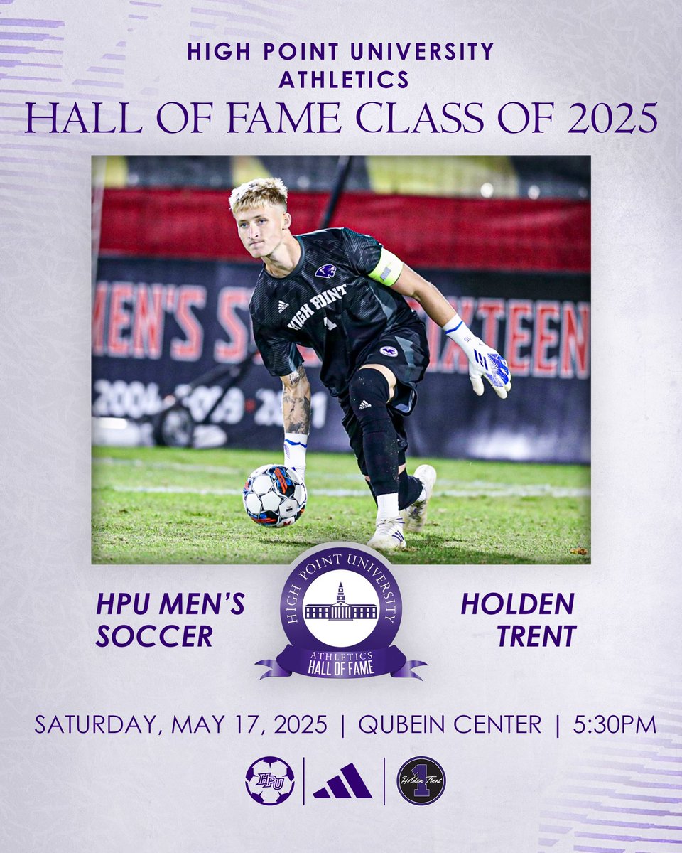 To honor a legend… 🏅💜 

Holden Trent’s legacy continues to live, as he is inducted into the @highpointu Athletics Hall of Fame this spring. Though we still feel the significance of his loss, his impact on our community, his dedication to excellence, and his competitive spirit