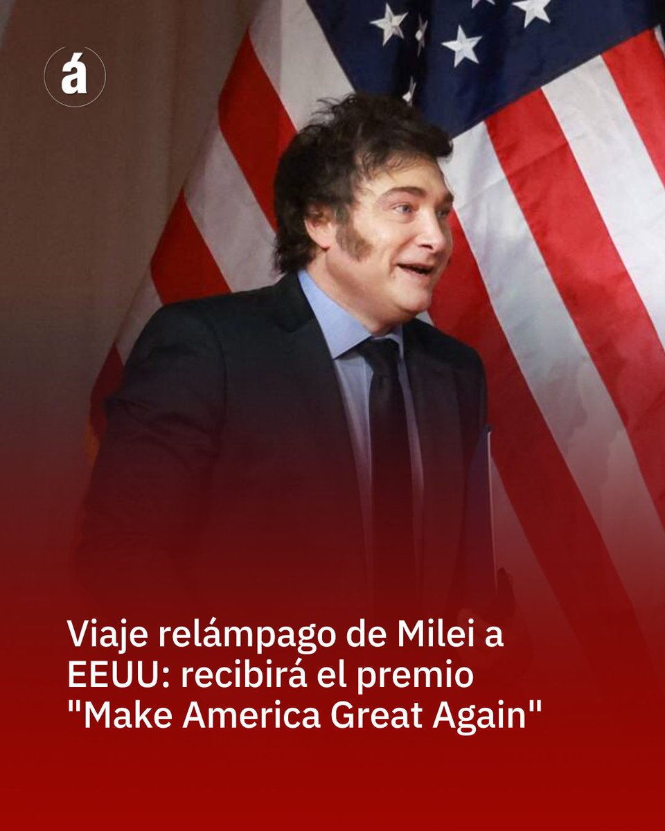 El 2 de Abril, Día de la Gesta de Malvinas, Milei hace un "viaje relámpago" a EEUU a recibir un premio falopa inventado por Trump, cuya administración no reconoce nuestra Soberanía sobre las Islas. ¿Quieren algo más cipayo? No hay.