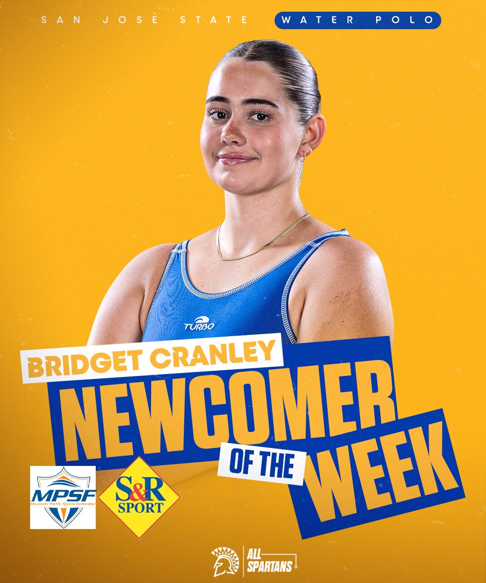 San Jose State Women's Water Polo (@sanjosestatewwp) on Twitter photo 👀
Congrats Bridget!
#AllSpartans 👀
Congrats Bridget!
#AllSpartans