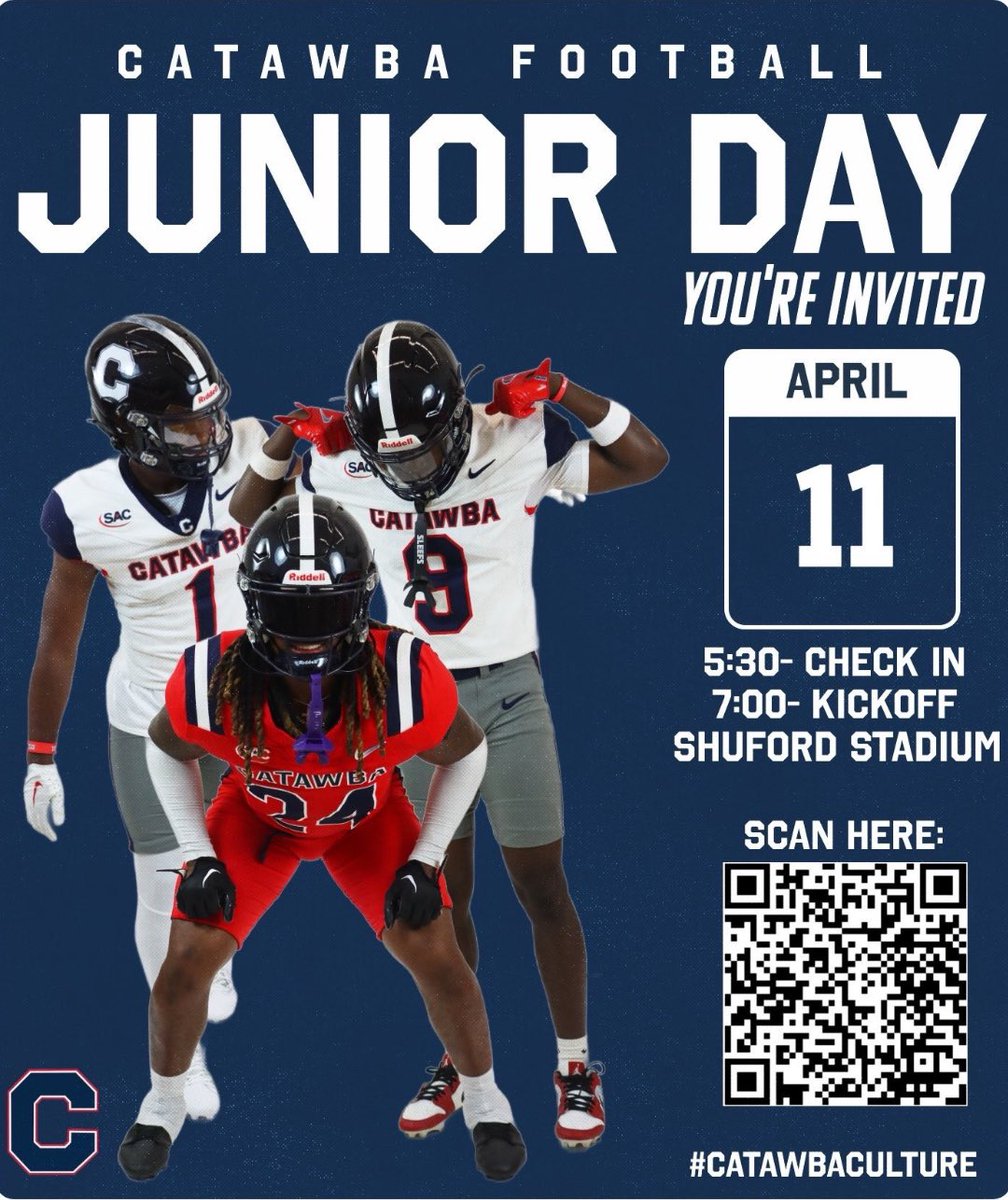 Coltyn Daniels (@coltynd_2026) on Twitter photo Thank you for the invite to your Junior Day and Spring game, Can’t wait to be on campus! <a href="/CatawbaFootball/">Catawba Football</a> <a href="/tyhaines16/">Tyler Haines</a> <a href="/eastlincolnfb/">David Lubowicz</a> <a href="/Recruit_ELHS/">RecruitEastLincoln</a> <a href="/ELCoachMatile/">Chris Matile</a> Thank you for the invite to your Junior Day and Spring game, Can’t wait to be on campus! <a href="/CatawbaFootball/">Catawba Football</a> <a href="/tyhaines16/">Tyler Haines</a> <a href="/eastlincolnfb/">David Lubowicz</a> <a href="/Recruit_ELHS/">RecruitEastLincoln</a> <a href="/ELCoachMatile/">Chris Matile</a>