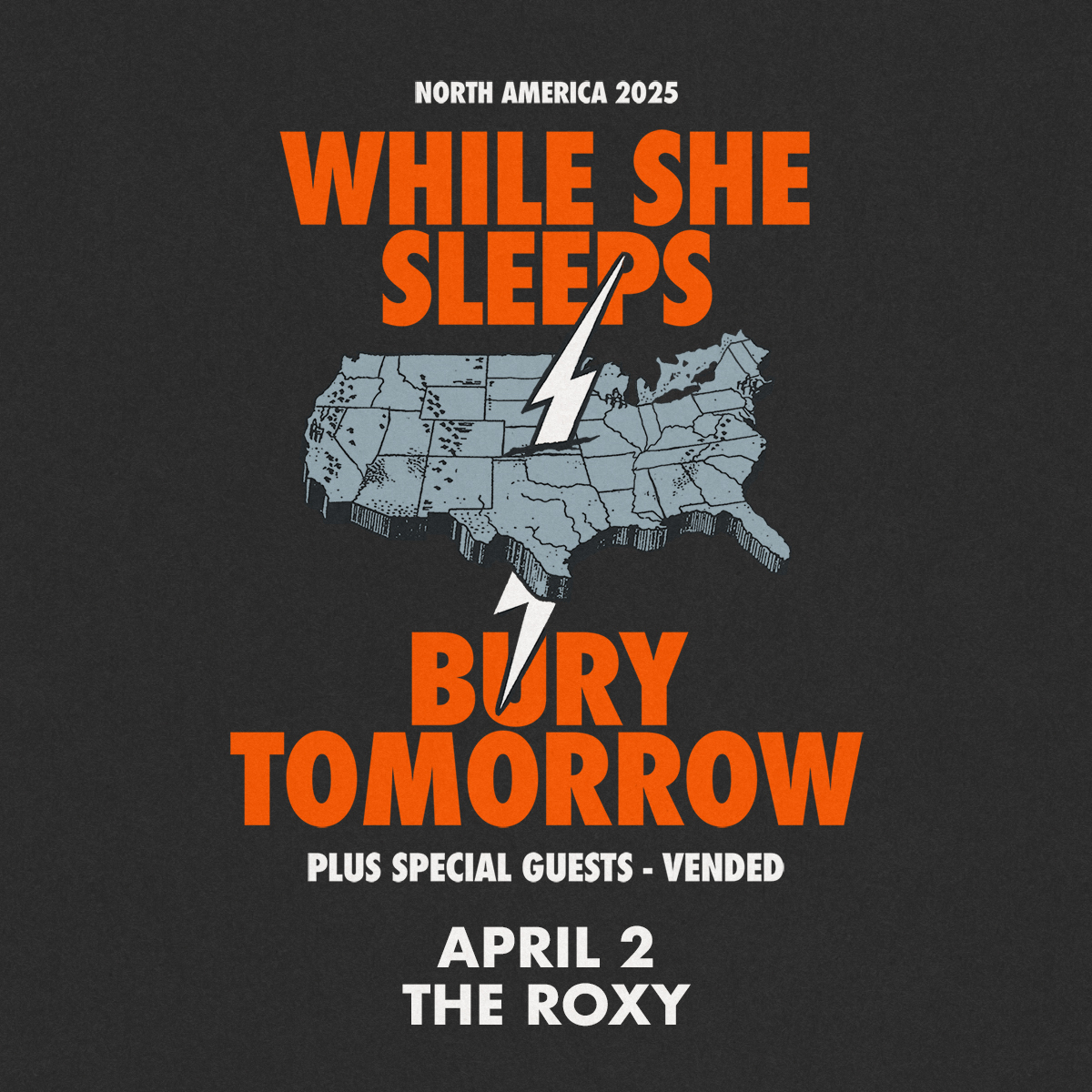AEGPresentsCLE's tweet image. ⚡️ TONIGHT ⚡️
@WhileSheSleeps & @BuryTomorrow
@OfficialVended
Doors: 6PM | buff.ly/3ZHEfds