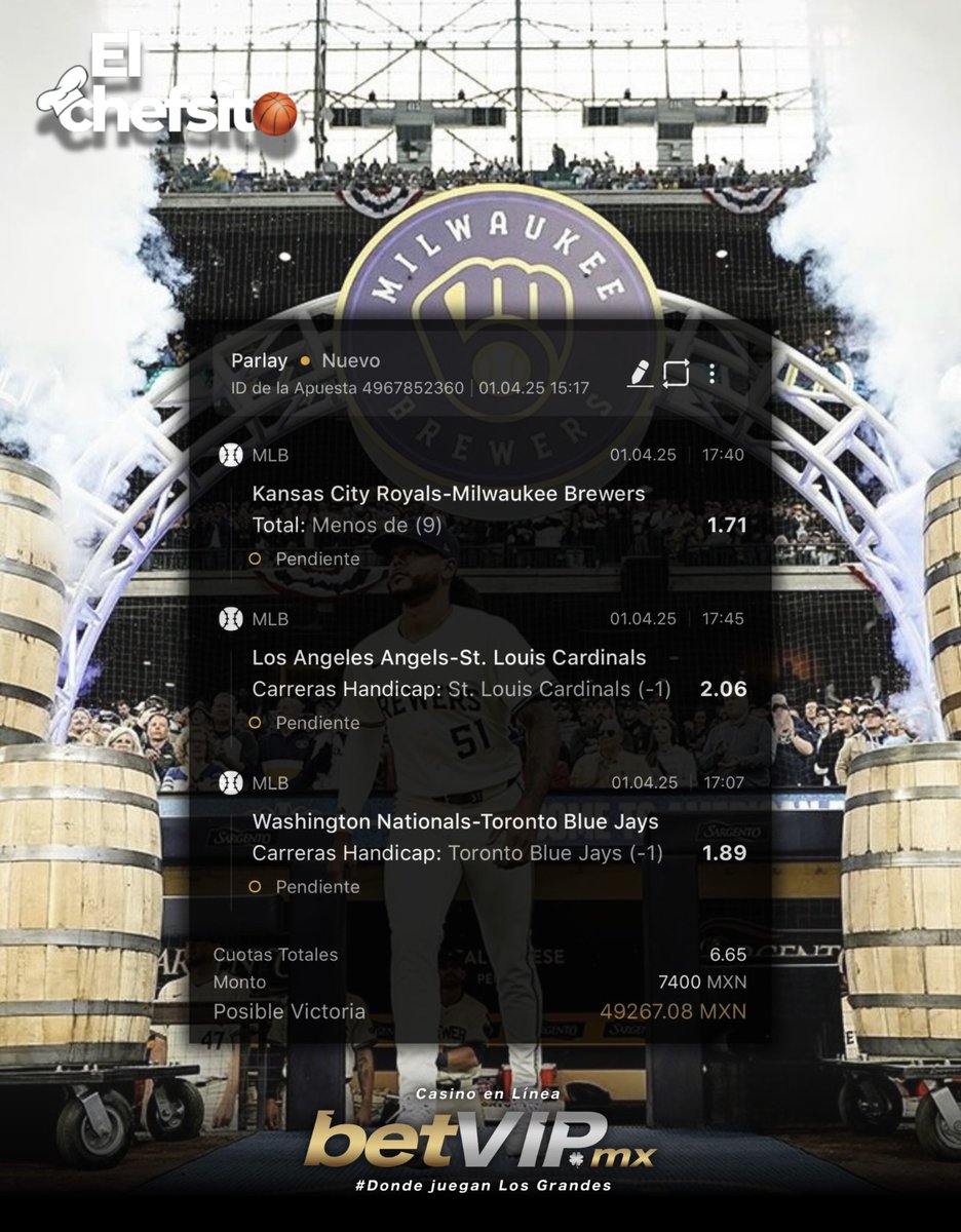 baruchgm's tweet photo. Para mí la MLB ⚾️ inició oficialmente el día de hoy, les voy a demostrar de que estoy hecho para el rey de los deportes. 
(Tengo 2 parlays jubiladores que dejaré en mi canal gratuito) aquí te unes: https://t.co/WYVEwEQeUe https://t.co/1Y03HYOVb1