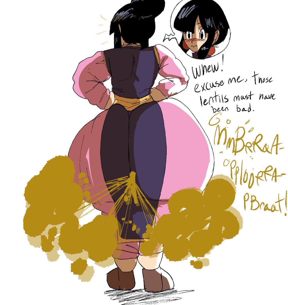 there goes my retirement . . . right out of chi-chis ass