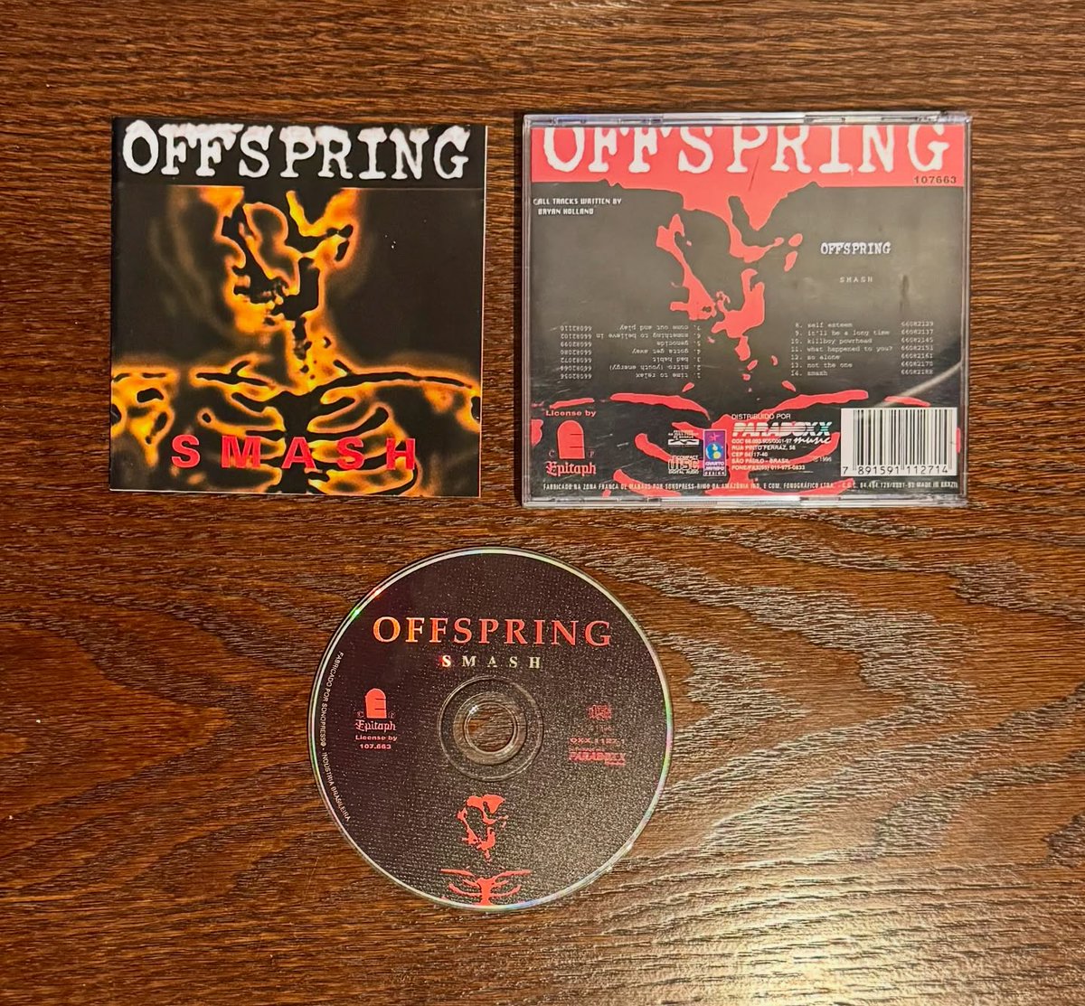 franzoian's tweet image. Mais um para coleção!
CD💿
Offspring
Smash
#offspring
#offspringsmash
#cdcollector
#cdcollections
#cdcollectors
#cdcommunity
#cdcollecting
#cdcollectionpost
#cdaddict
#compactdisccollector
#cdporn
#cdjunkie
#cdlover
#compactdisc
#mycdcollection
#compactdisccollector
#cdpost