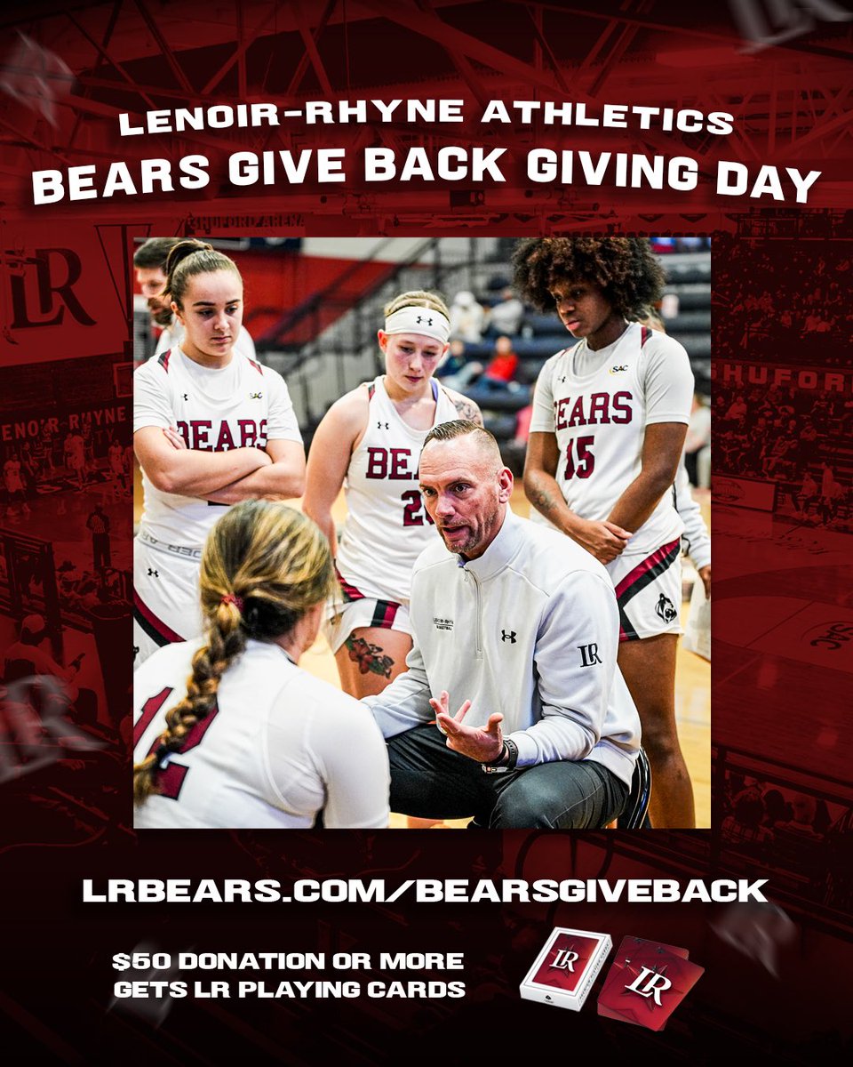 Bears Give Back Giving Day is still happening! Help us make a big impact by making a gift of any amount at lrbears.com/bearsgiveback. 

🐻

#GOBEARS  #BetweenTheBricks