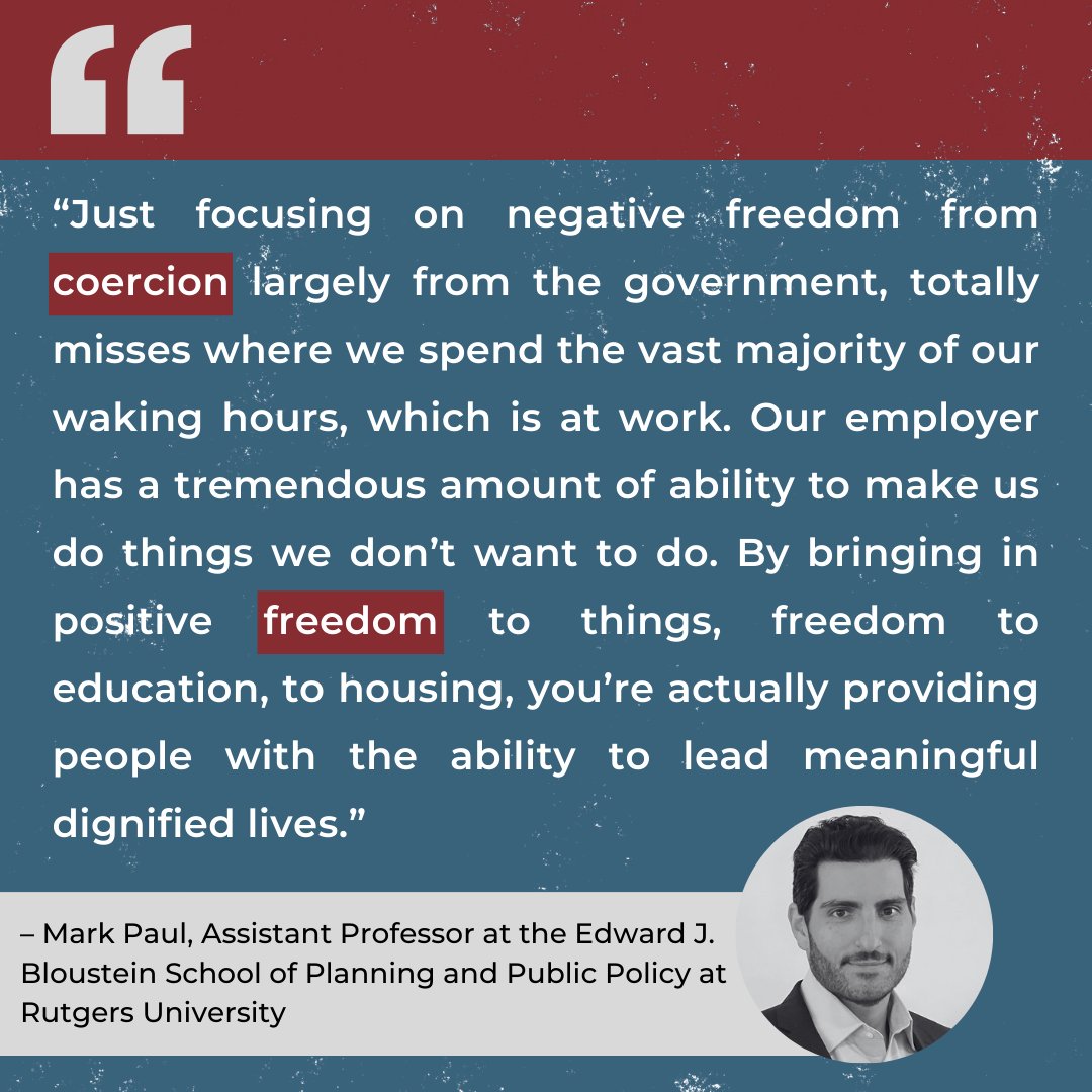 Civic Action (@civicaction) on Twitter photo “Freedom” without economic security isn’t freedom at all.
In this powerful episode of <a href="/PitchforkEcon/">Pitchfork Economics</a>, economist Mark Paul lays out why it’s time for a 21st-century Economic Bill of Rights.
🎧Listen at the following link: bit.ly/EndsOfFreedom “Freedom” without economic security isn’t freedom at all.
In this powerful episode of <a href="/PitchforkEcon/">Pitchfork Economics</a>, economist Mark Paul lays out why it’s time for a 21st-century Economic Bill of Rights.
🎧Listen at the following link: bit.ly/EndsOfFreedom
