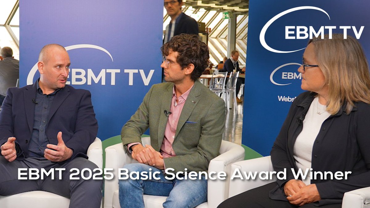 WebsEdge - Medicine (@websedge_med) on Twitter photo Tune in as EBMT TV hosts a panel discussion featuring this year's Basic Science Award winner Konradin Müskens, EBMT Scientific Council Co-Chair <a href="/DrLornan/">DrDonalMcLornan</a> & <a href="/TheEBMT/">The EBMT</a> Treasurer <a href="/MetteHazenberg/">Mette Hazenberg</a>. #EBMT25 youtu.be/EgMneXsSAFI Tune in as EBMT TV hosts a panel discussion featuring this year's Basic Science Award winner Konradin Müskens, EBMT Scientific Council Co-Chair <a href="/DrLornan/">DrDonalMcLornan</a> & <a href="/TheEBMT/">The EBMT</a> Treasurer <a href="/MetteHazenberg/">Mette Hazenberg</a>. #EBMT25 youtu.be/EgMneXsSAFI
